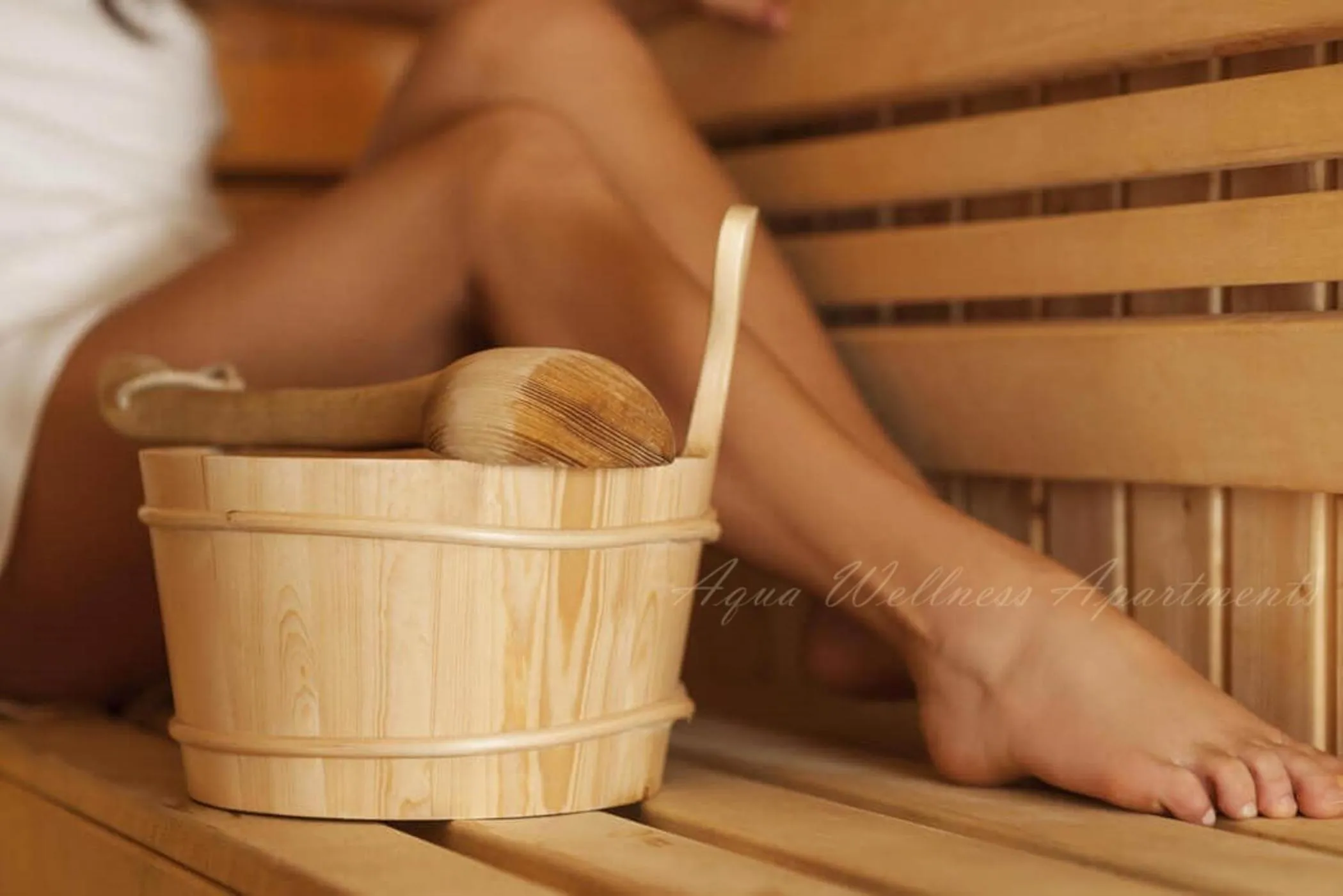 Sauna in Aqua Wellness Apartments