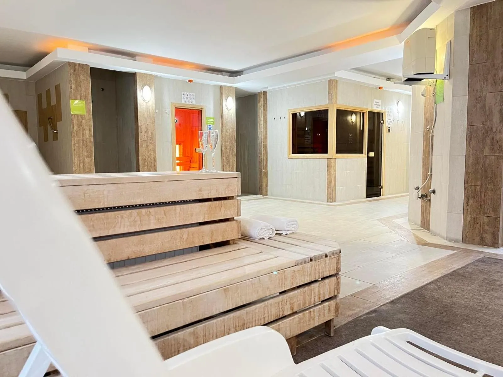 Sauna in Aqua Wellness Apartments