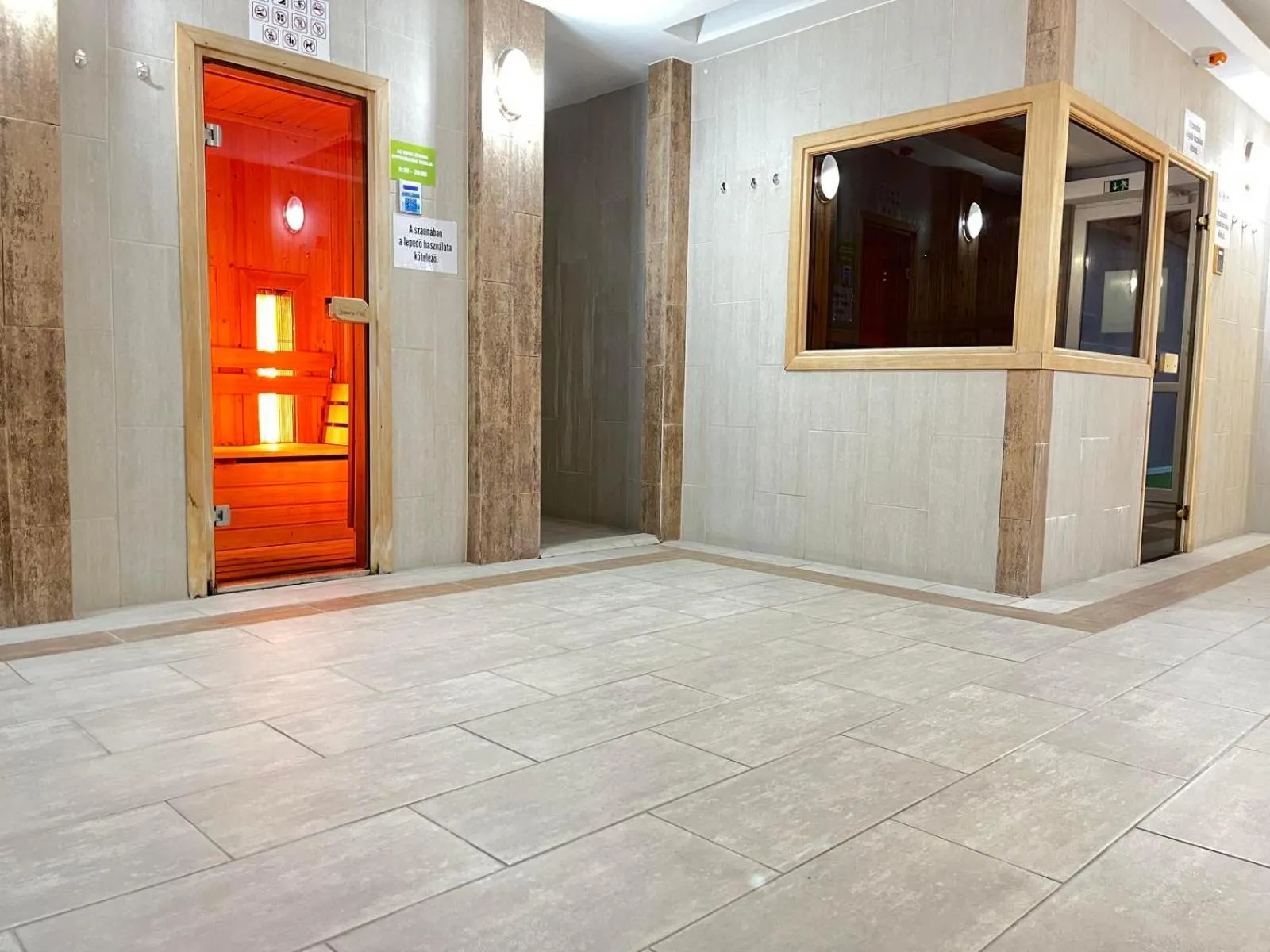 Sauna in Aqua Wellness Apartments