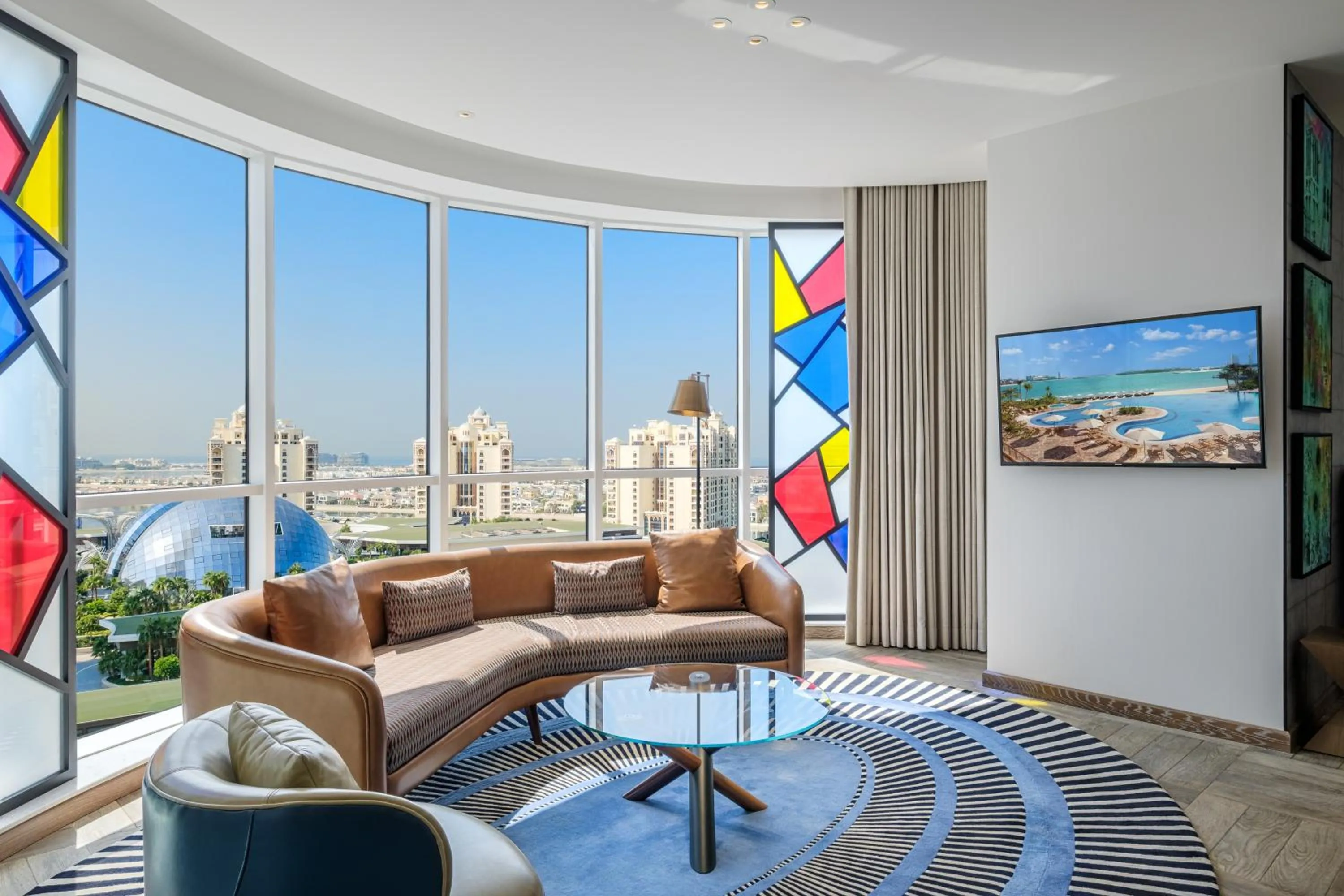 Living room in Andaz Family Suites by Hyatt- Palm Jumeirah