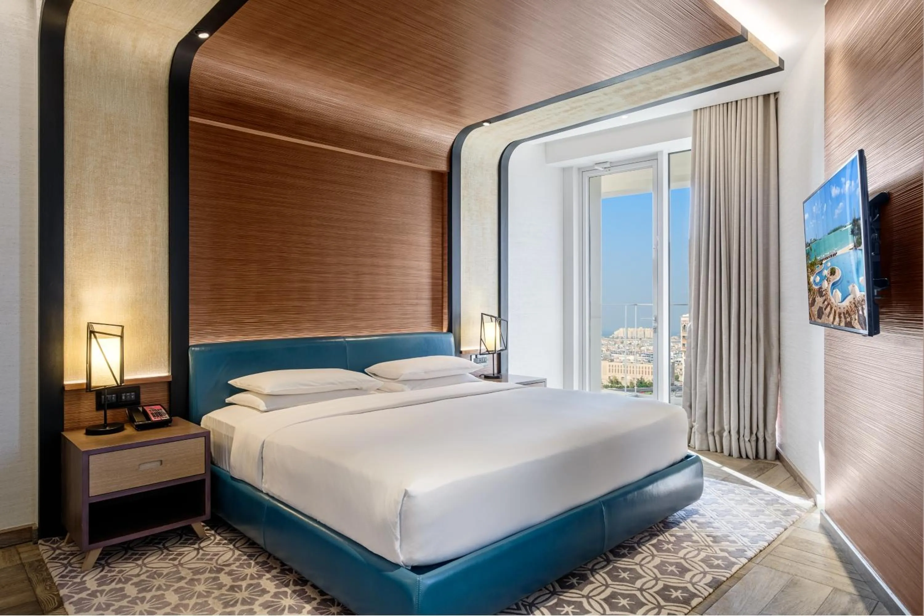 Bedroom, Bed in Andaz Family Suites by Hyatt- Palm Jumeirah