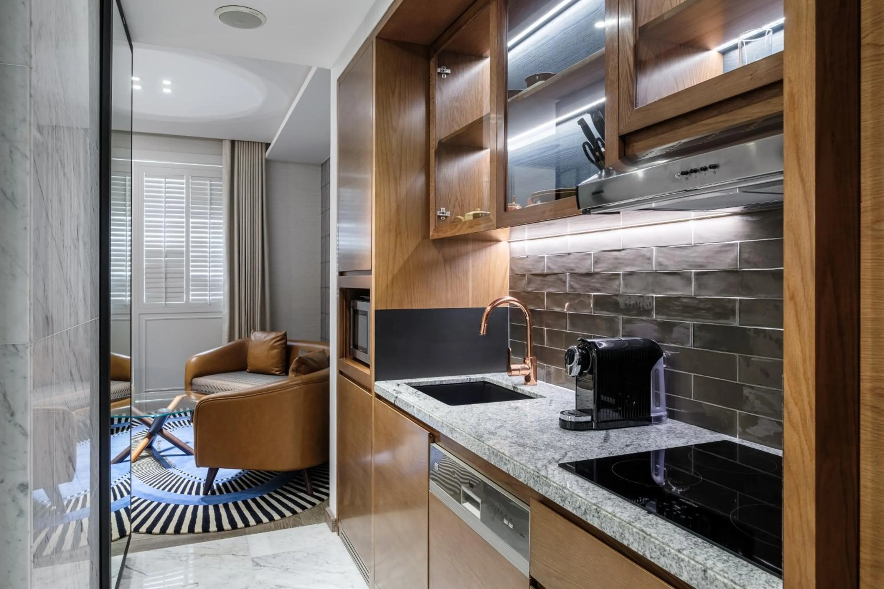 kitchen in Andaz Family Suites by Hyatt- Palm Jumeirah