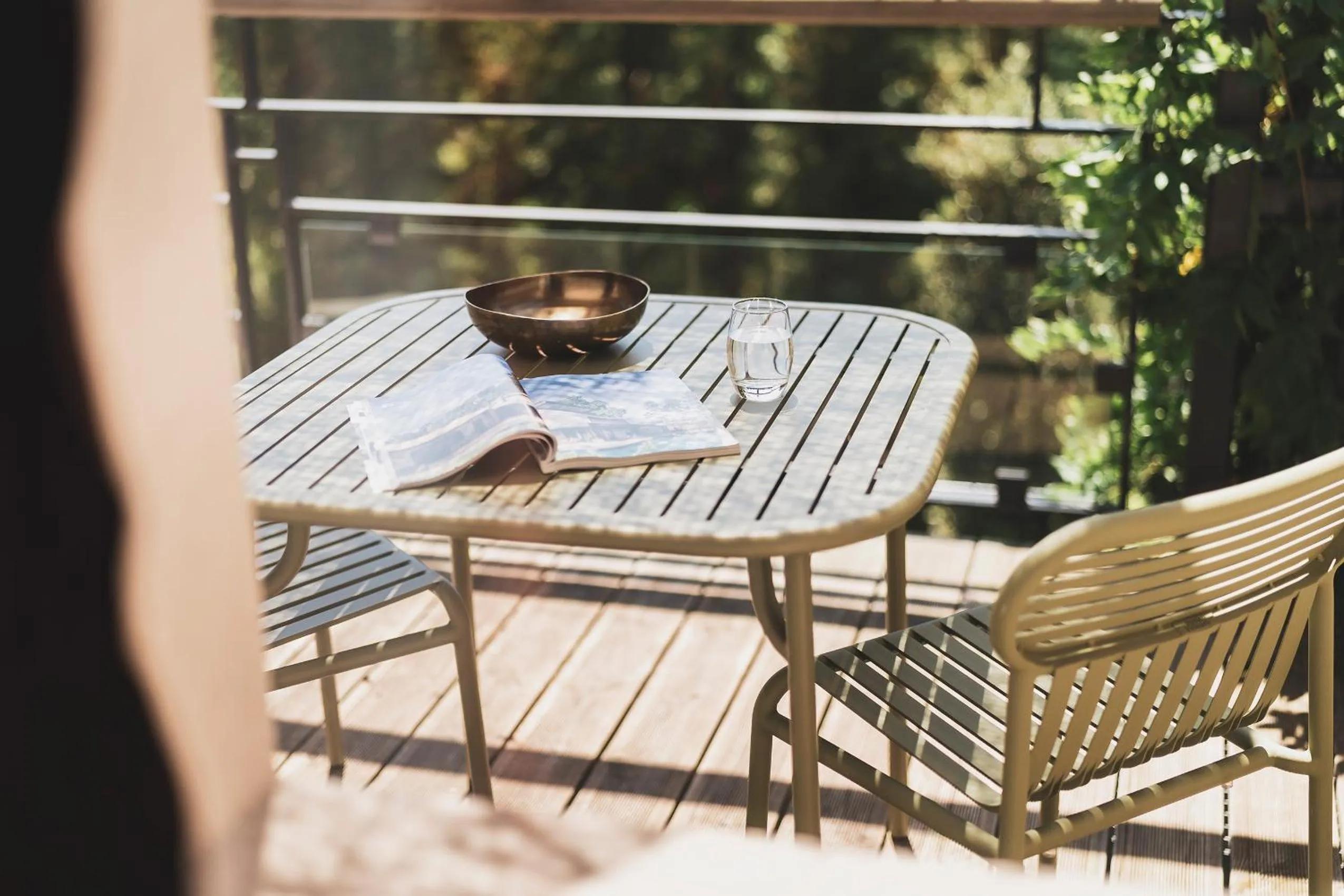 Patio in Les Lodges Sainte-Victoire Hotel & Spa