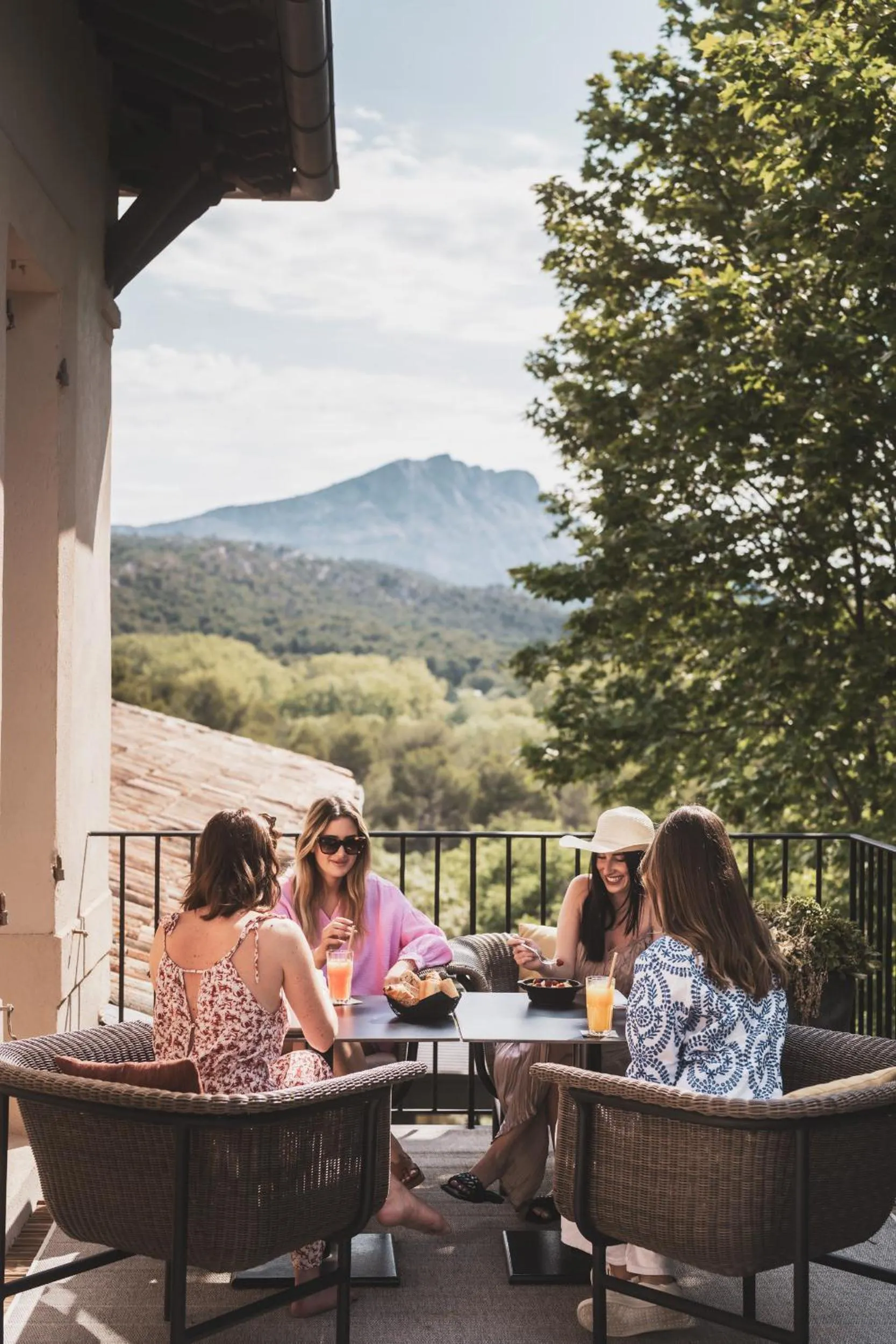 Balcony/Terrace in Les Lodges Sainte-Victoire Hotel & Spa