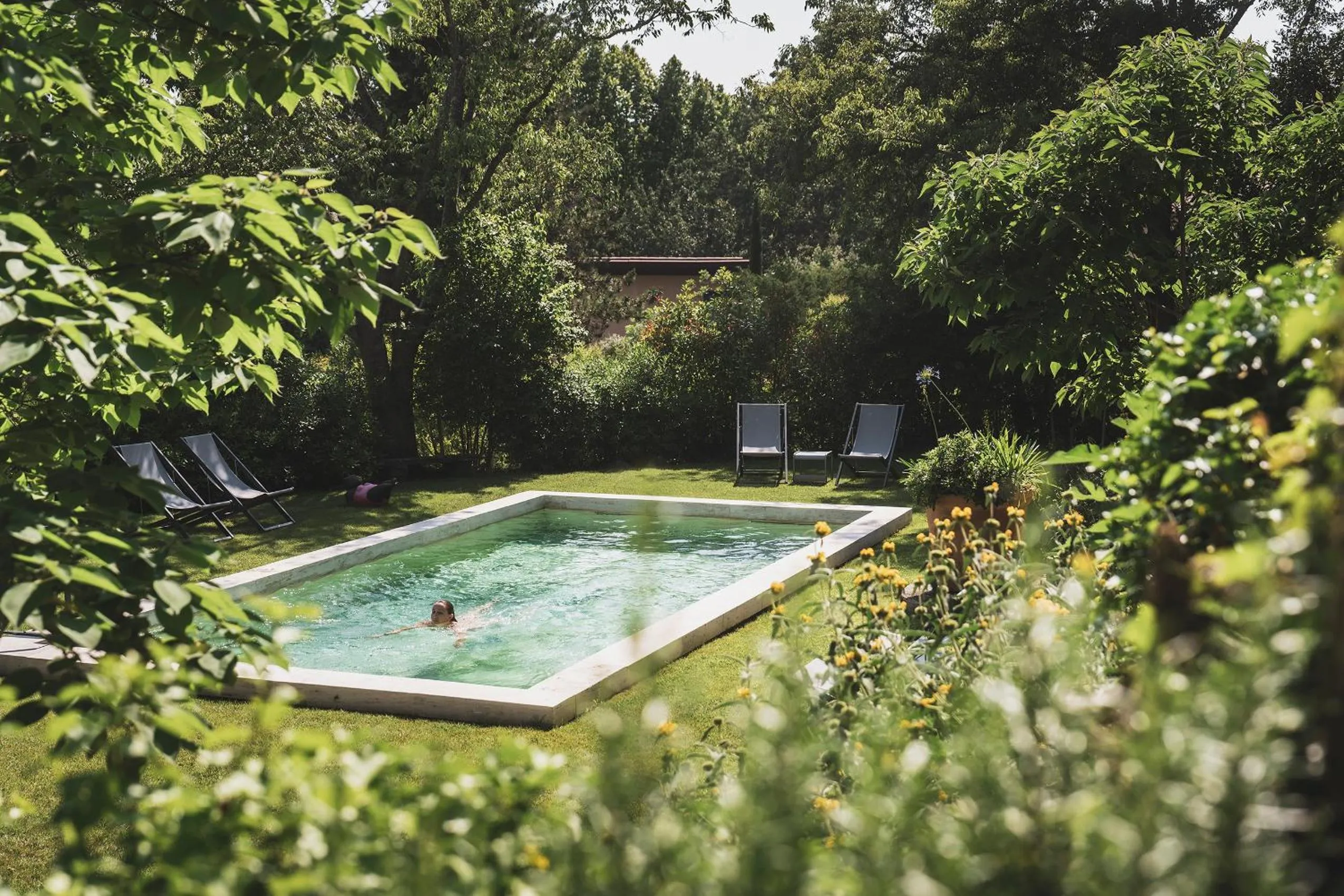 Swimming pool in Les Lodges Sainte-Victoire Hotel & Spa