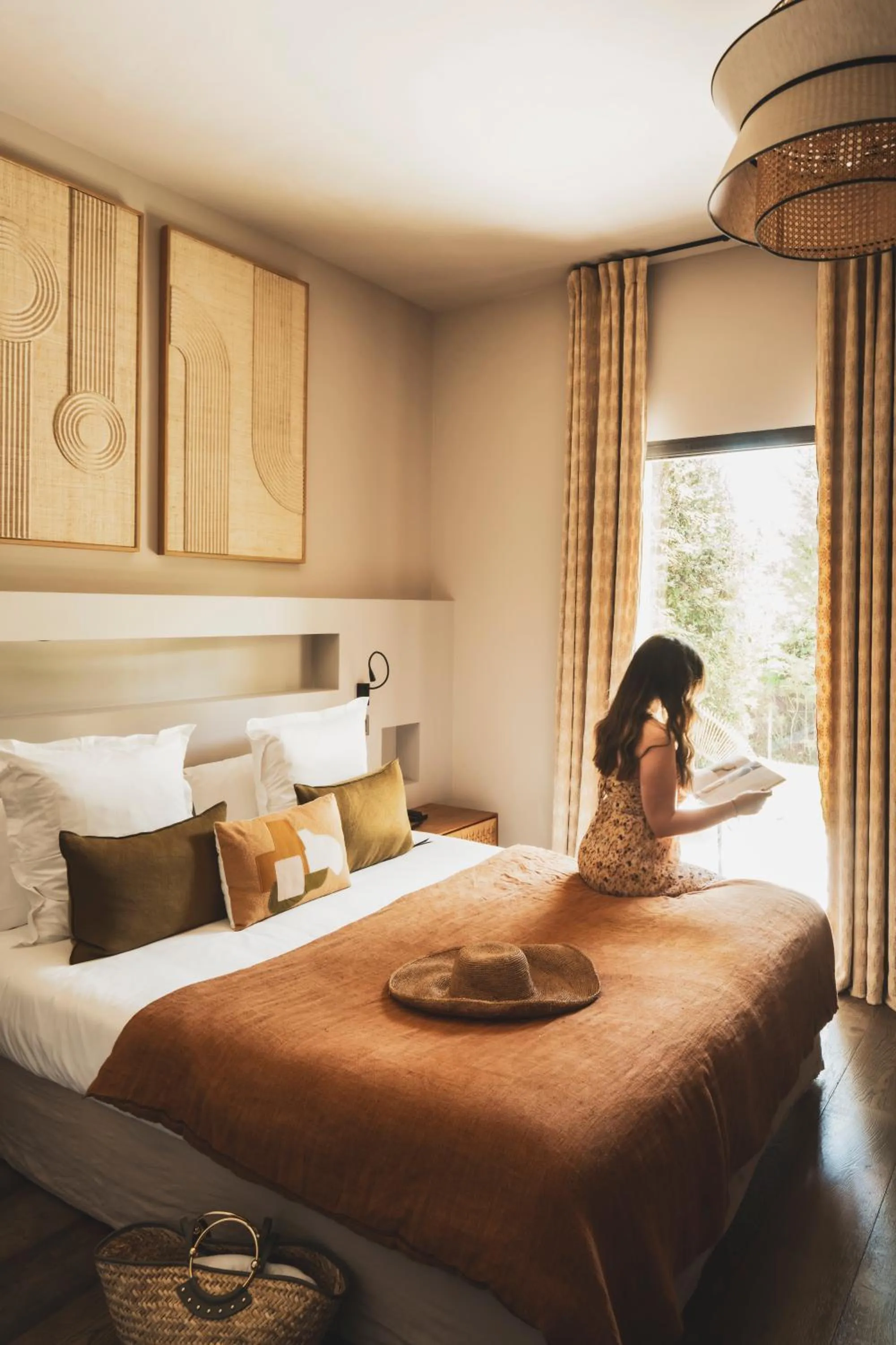 Bed in Les Lodges Sainte-Victoire Hotel & Spa