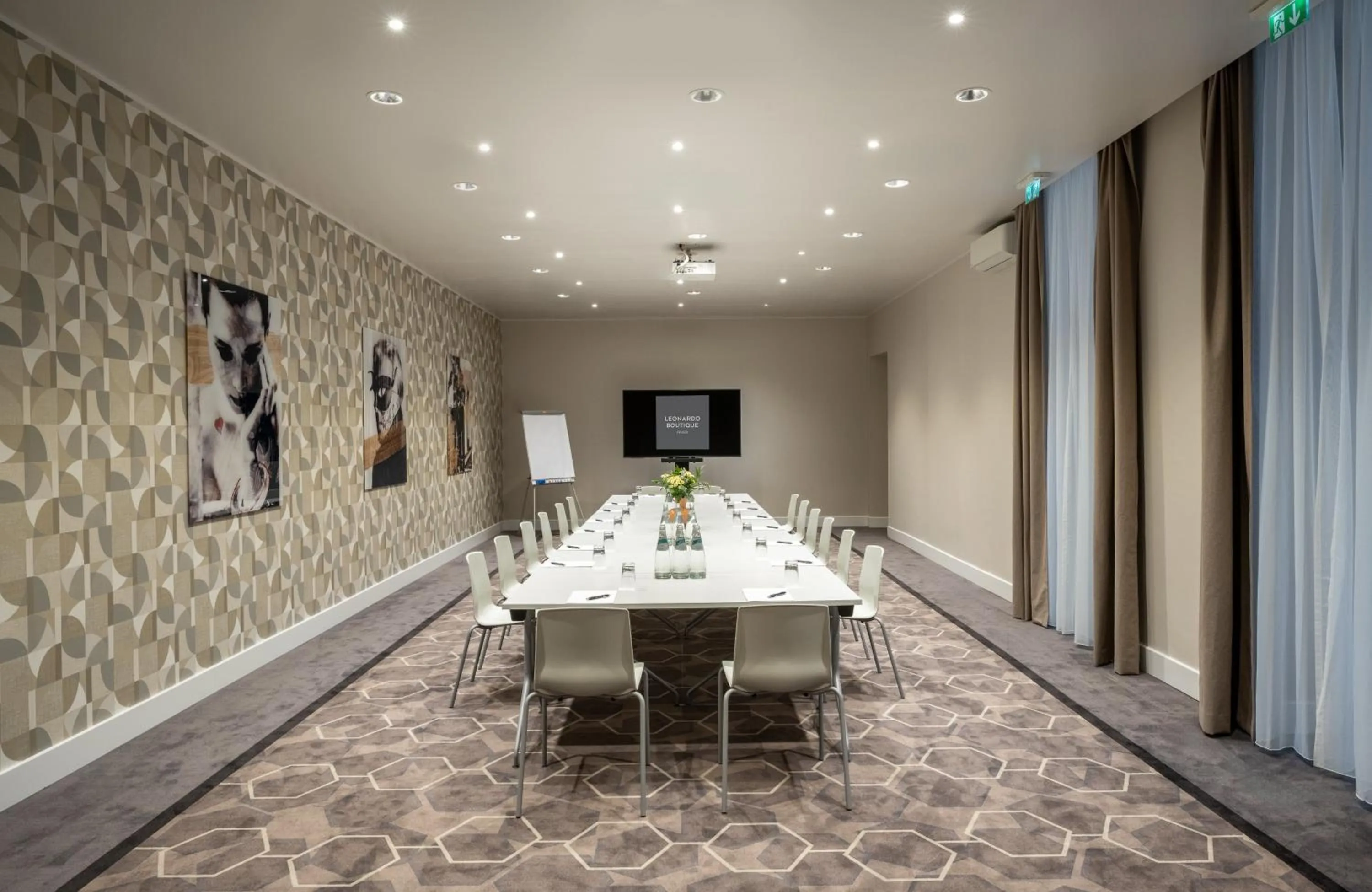 Meeting/conference room in Leonardo Boutique Hotel Rome Monti
