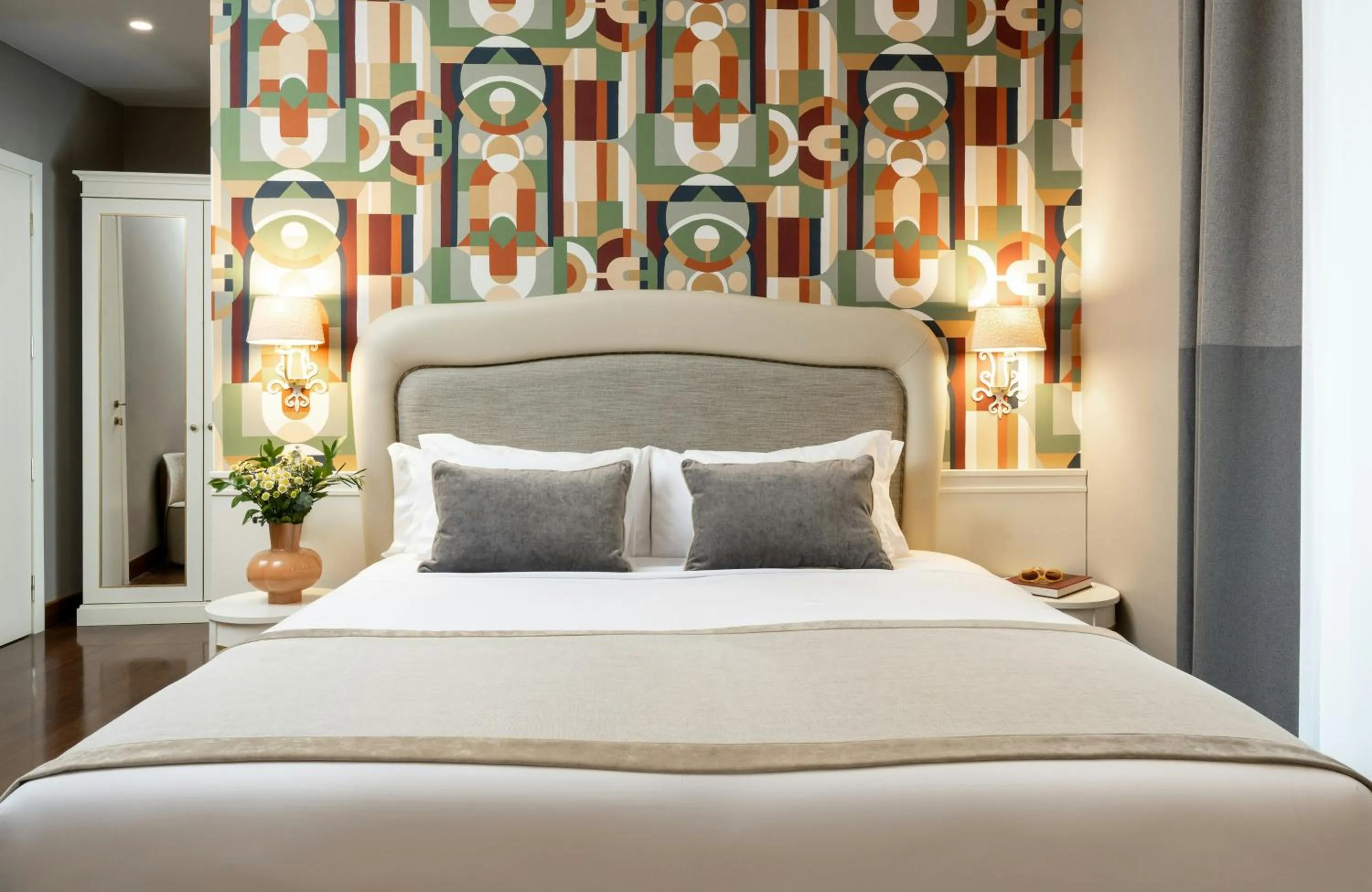 Photo of the whole room, Bed in Leonardo Boutique Hotel Rome Monti