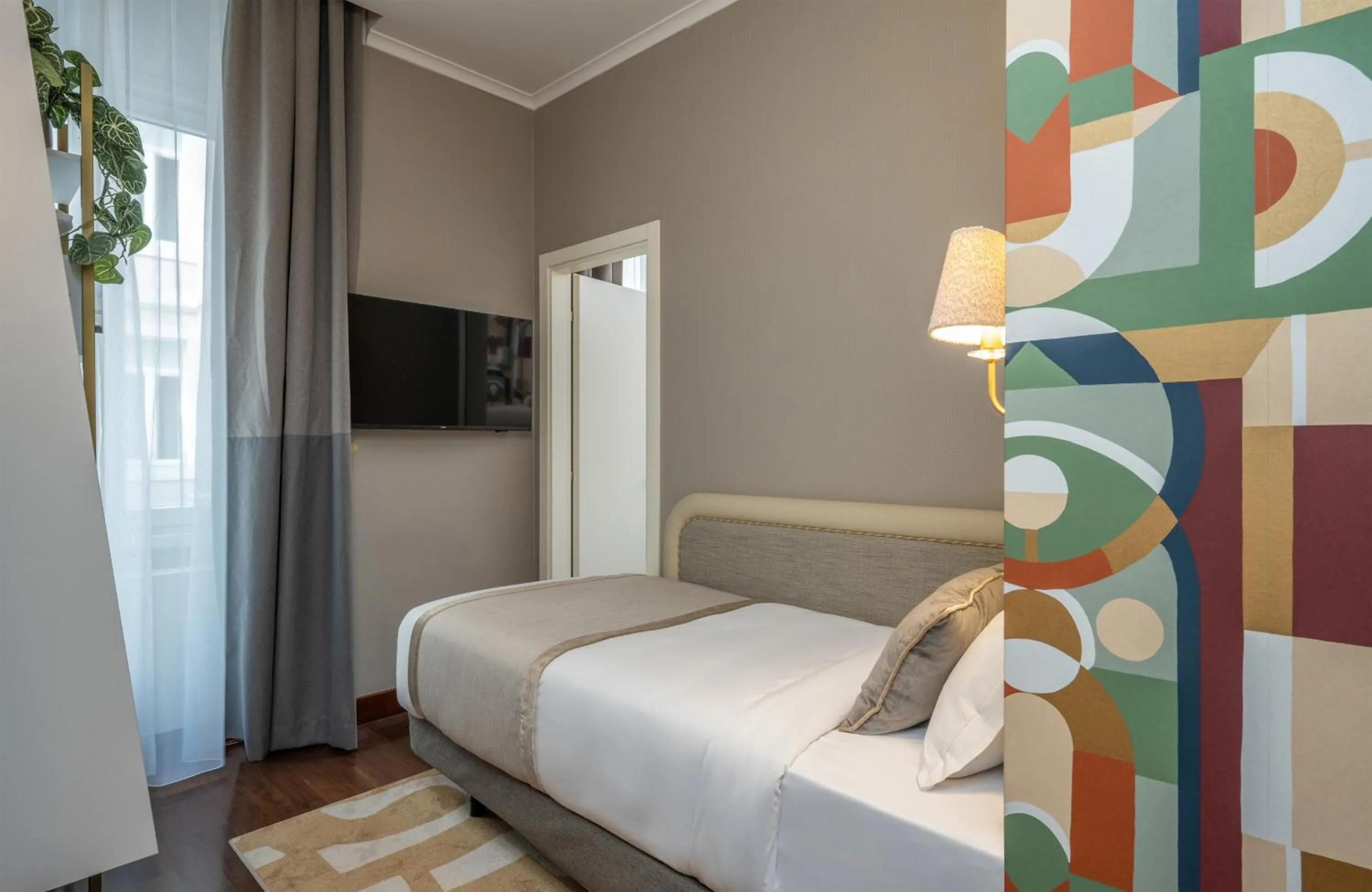 Photo of the whole room, Bed in Leonardo Boutique Hotel Rome Monti