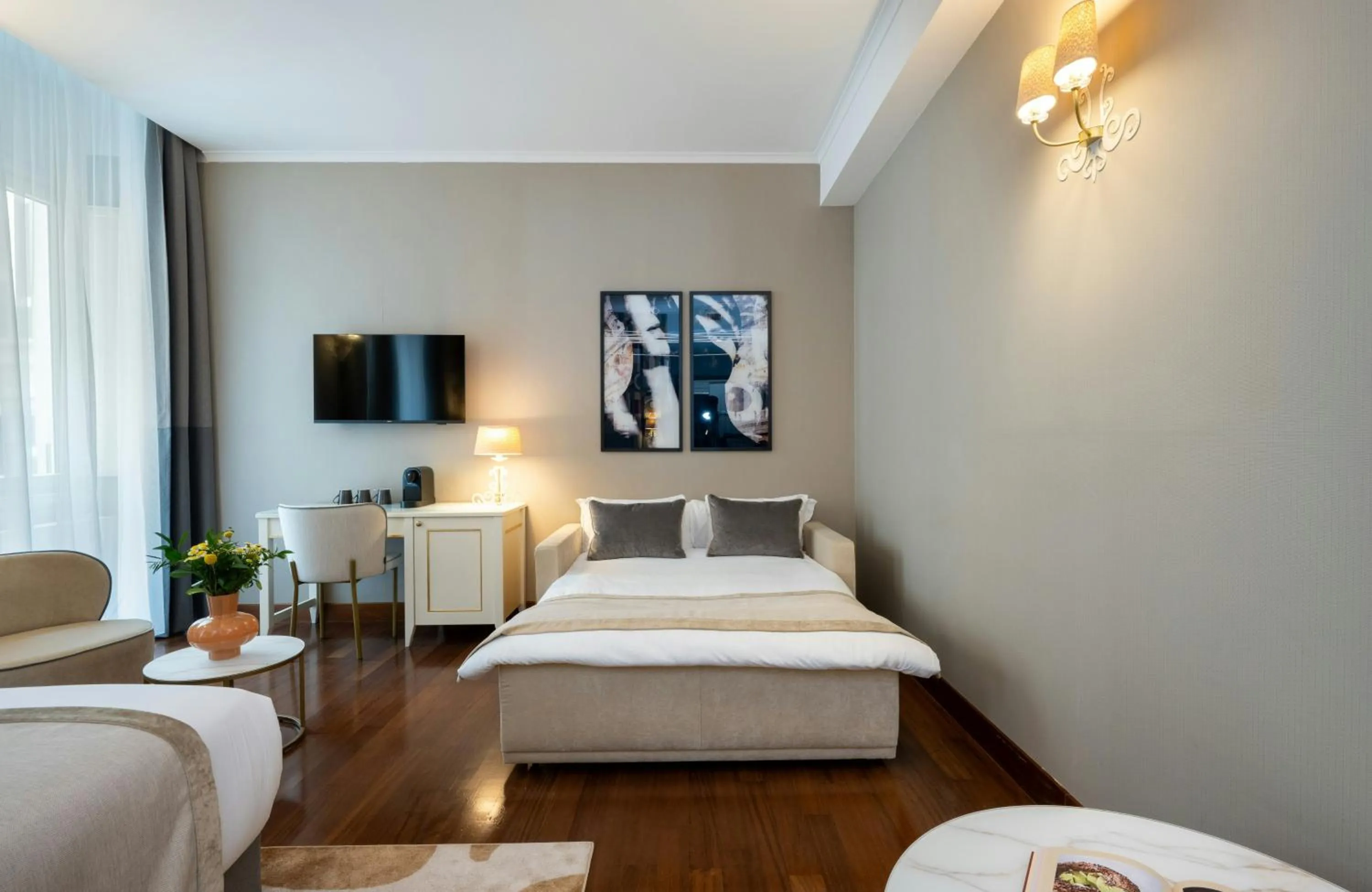 Photo of the whole room, Bed in Leonardo Boutique Hotel Rome Monti