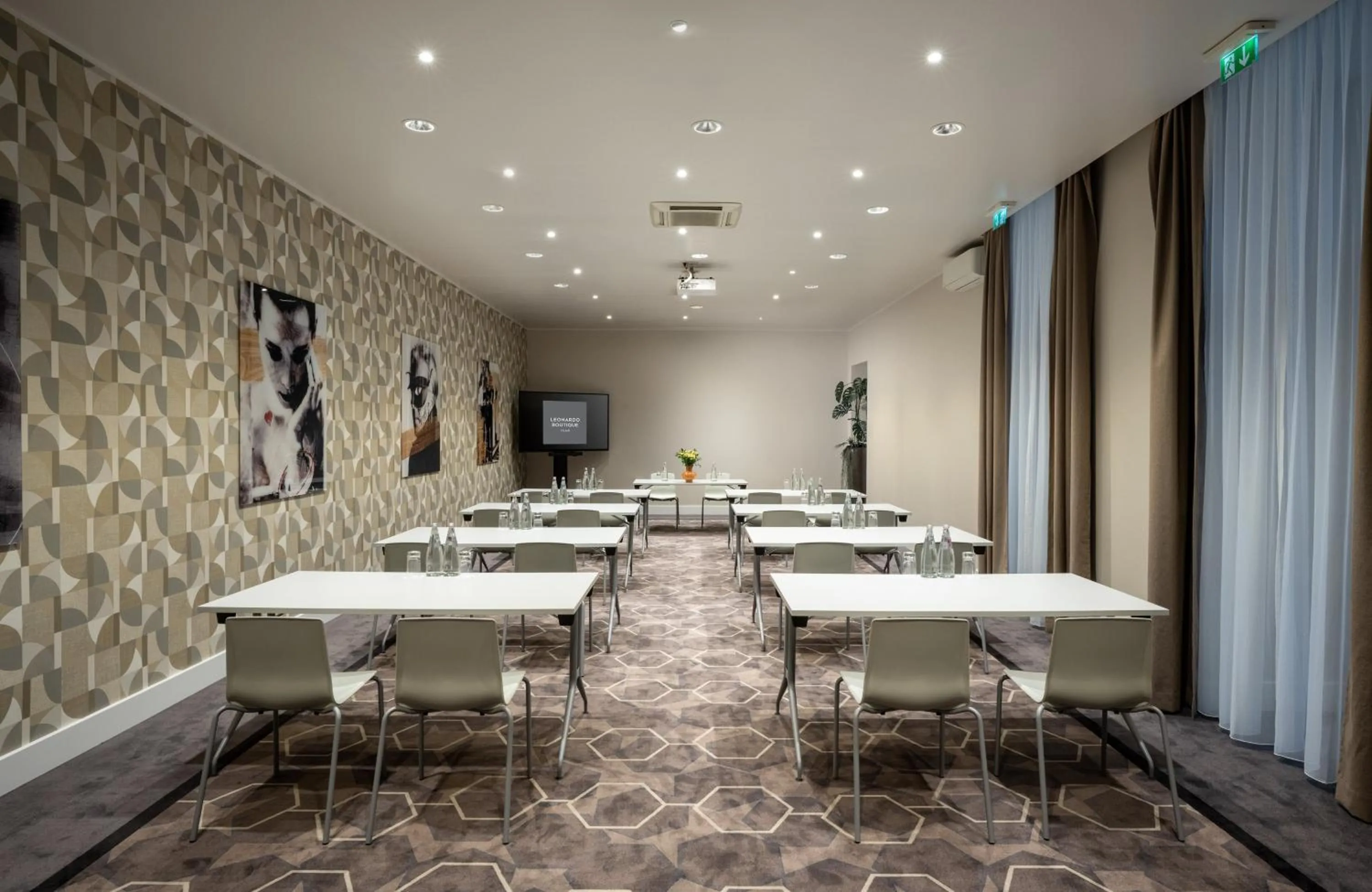 Meeting/conference room in Leonardo Boutique Hotel Rome Monti