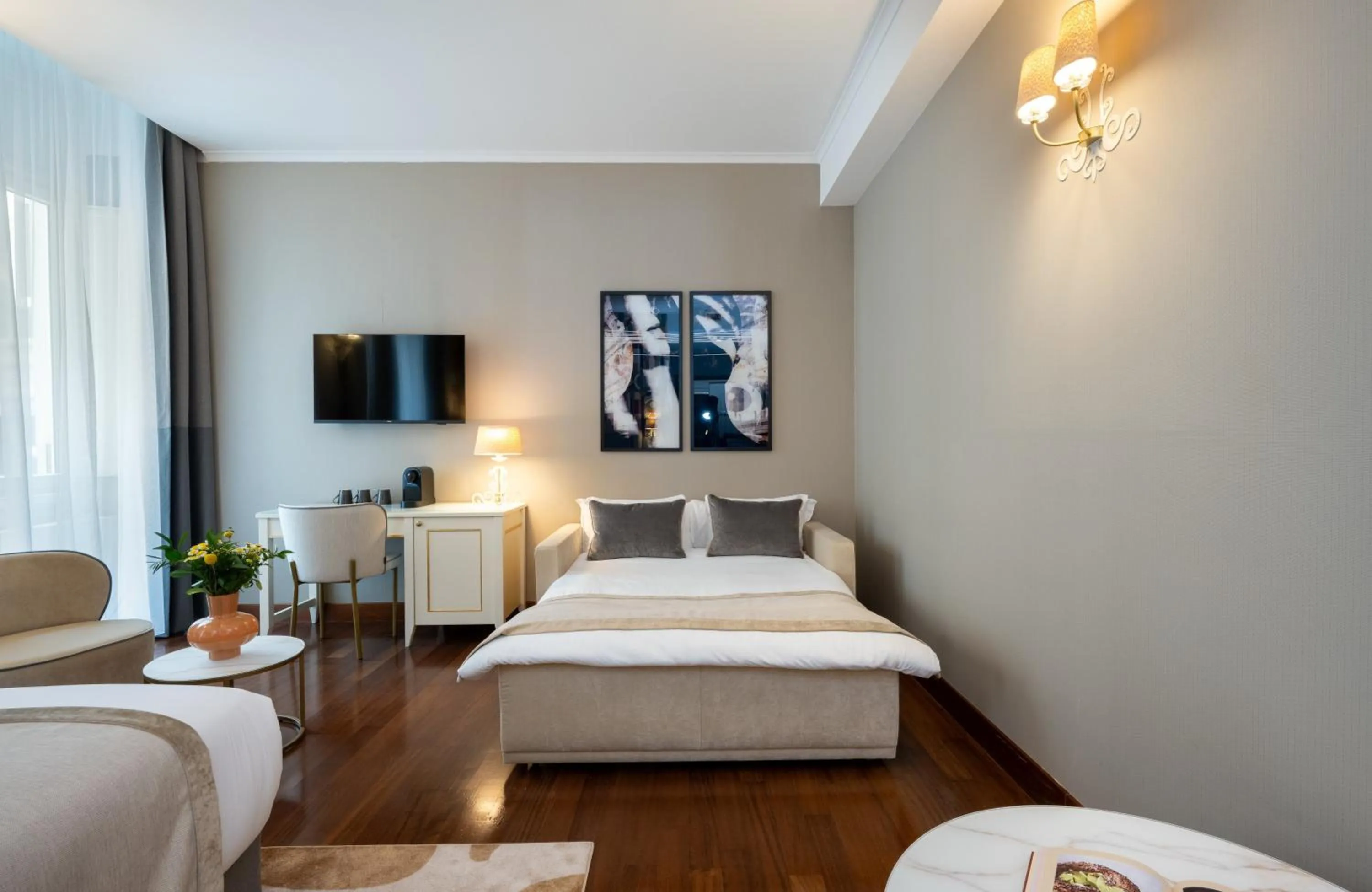 Photo of the whole room, Bed in Leonardo Boutique Hotel Rome Monti