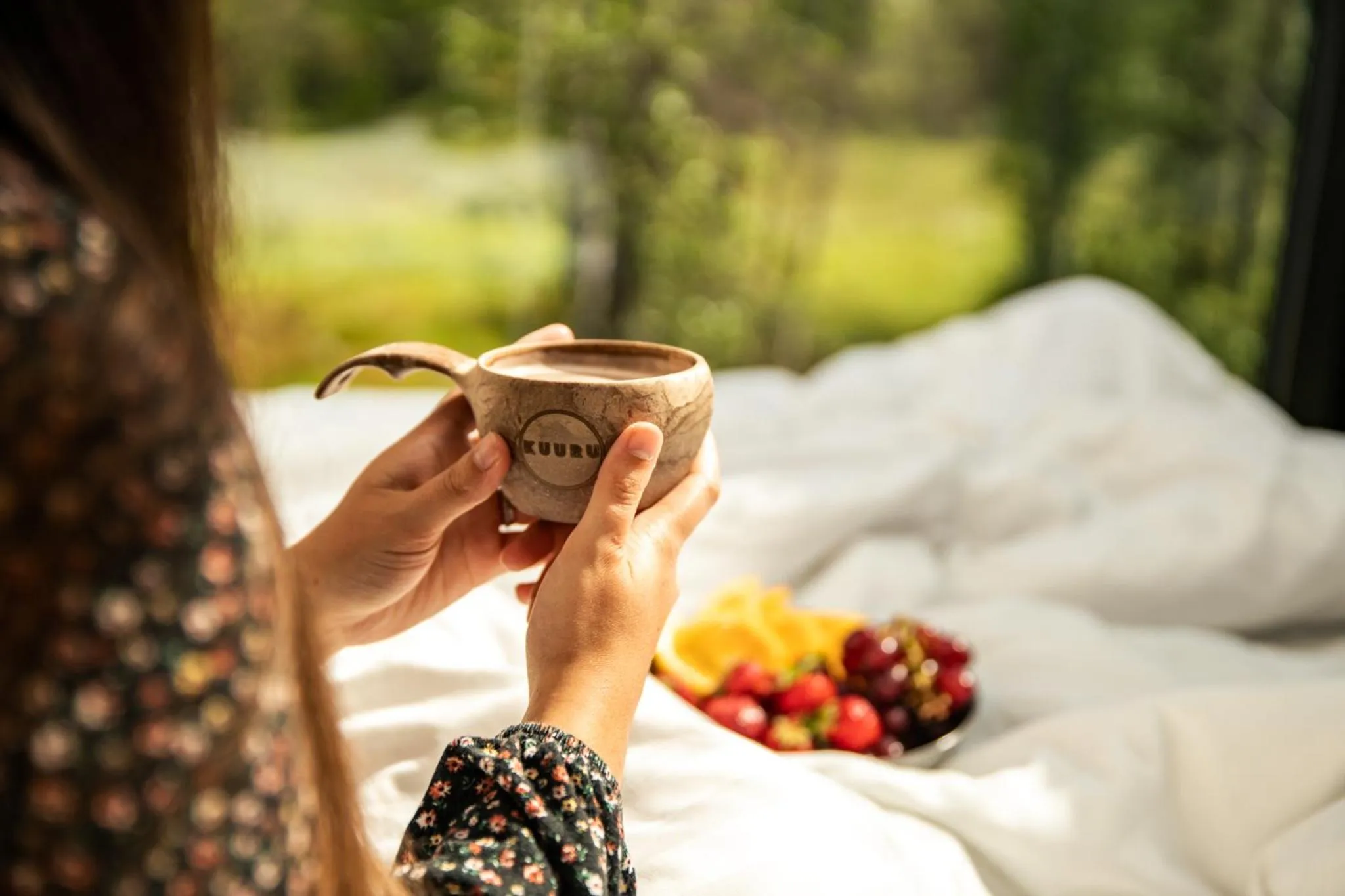 Decorative detail in Kuuru Tunturilaakso by Kide Hotel