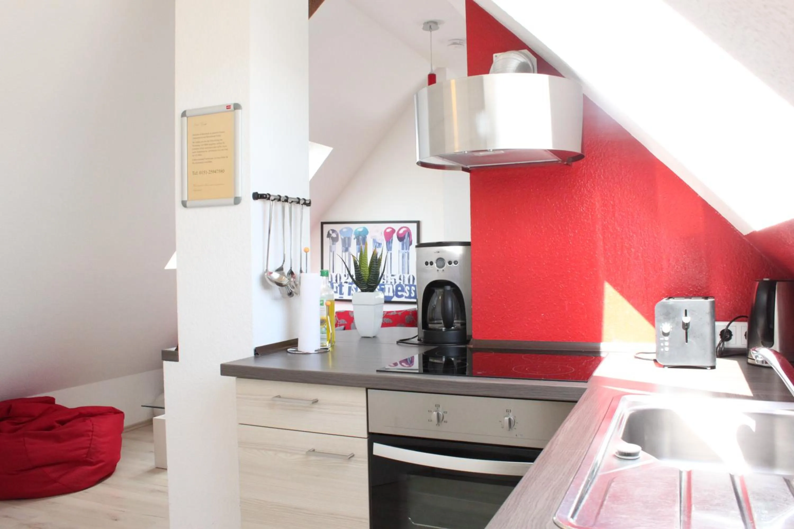 Coffee/tea facilities in Ferienwohnung Fulda