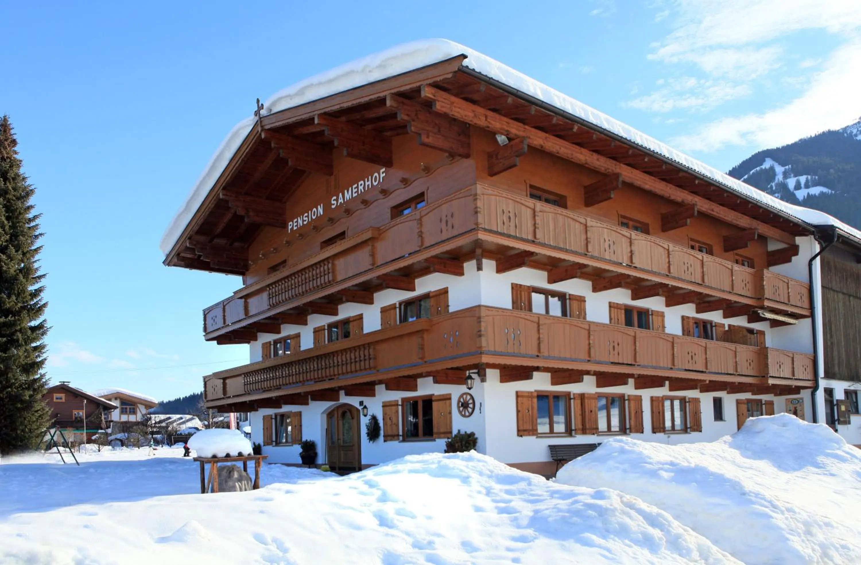 Facade/entrance in Frühstückspension Samerhof