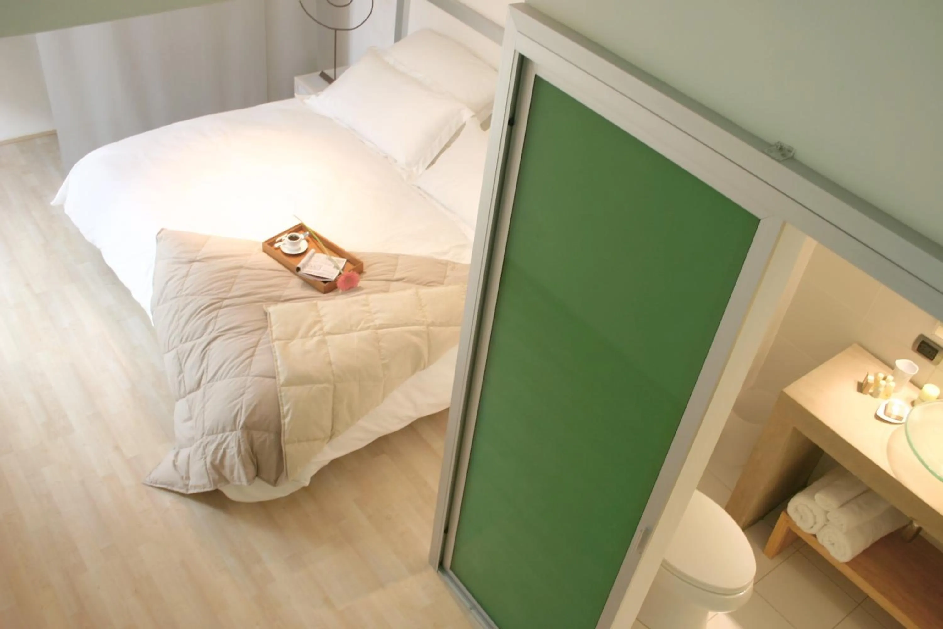 Bed in Hotel Piedraluna