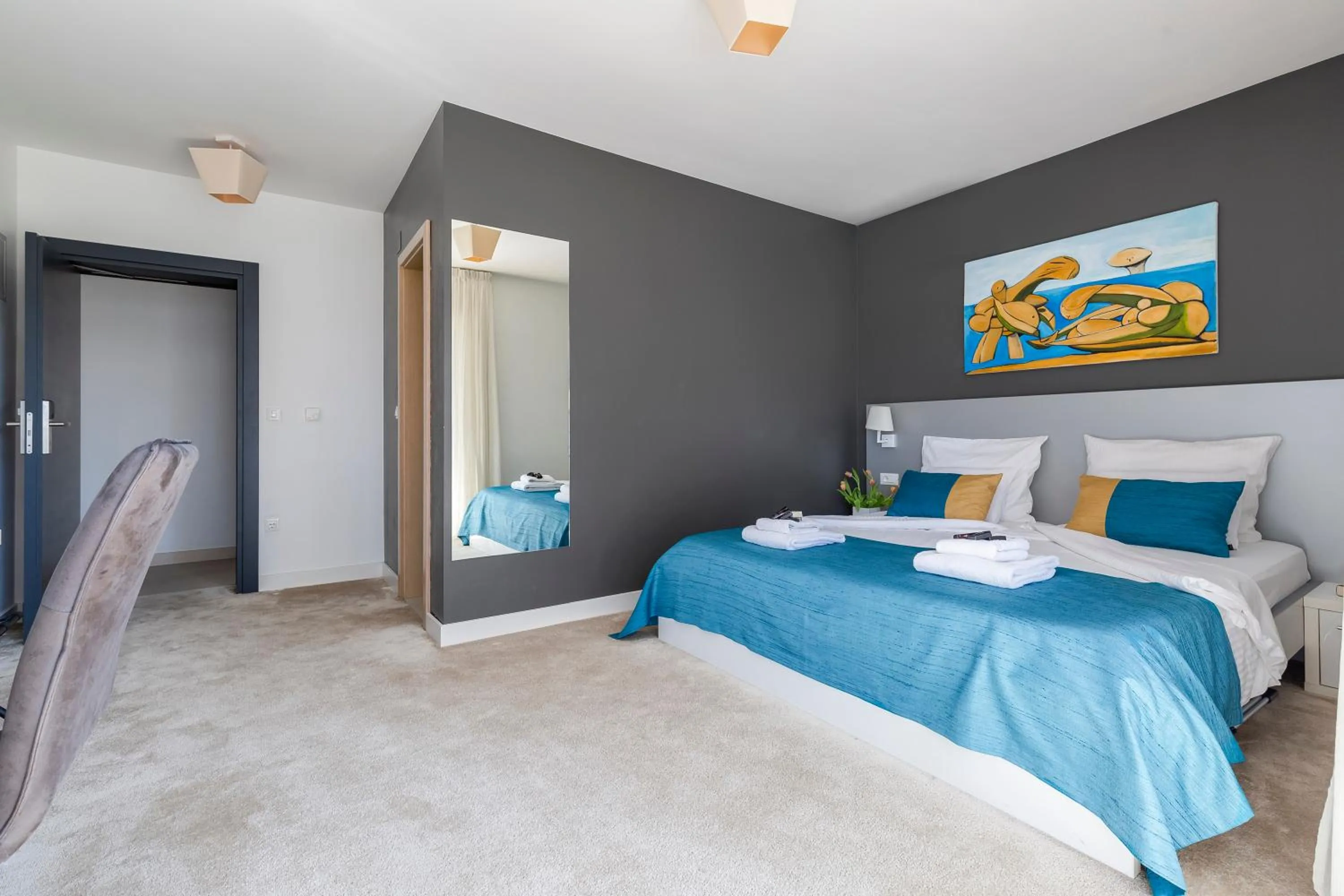 Bed in Villa Liburnum