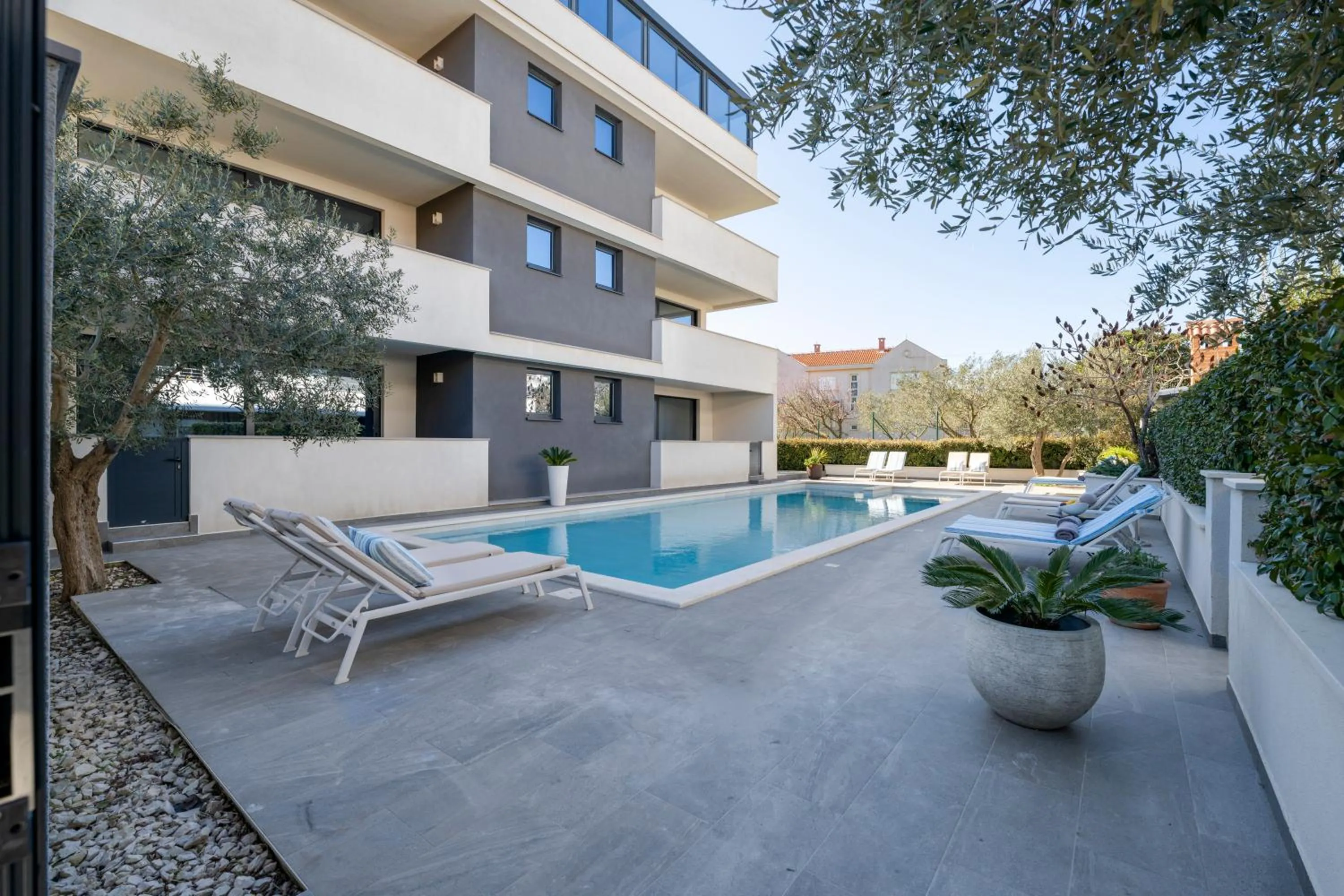 Swimming pool in Villa Liburnum