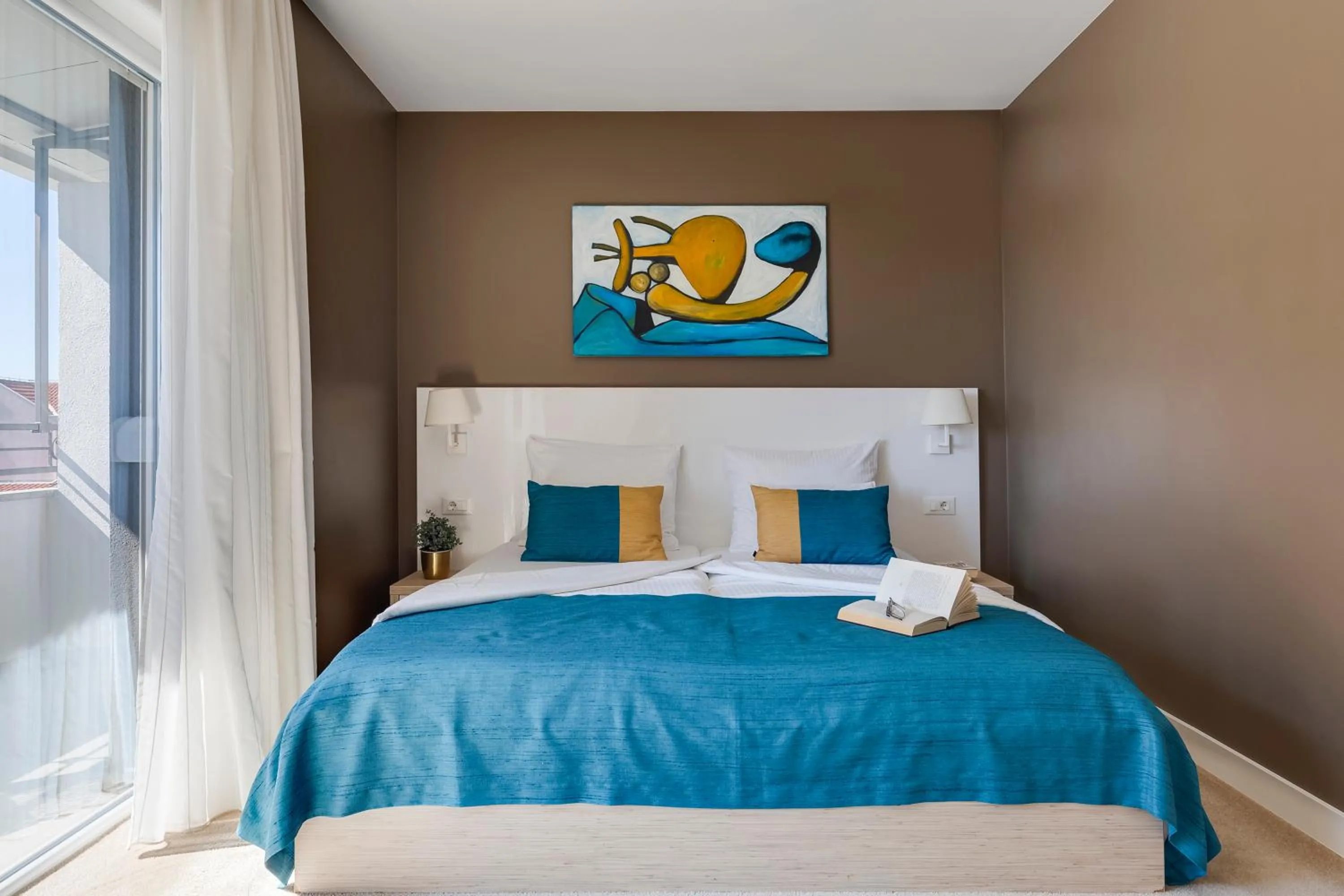 Bed in Villa Liburnum