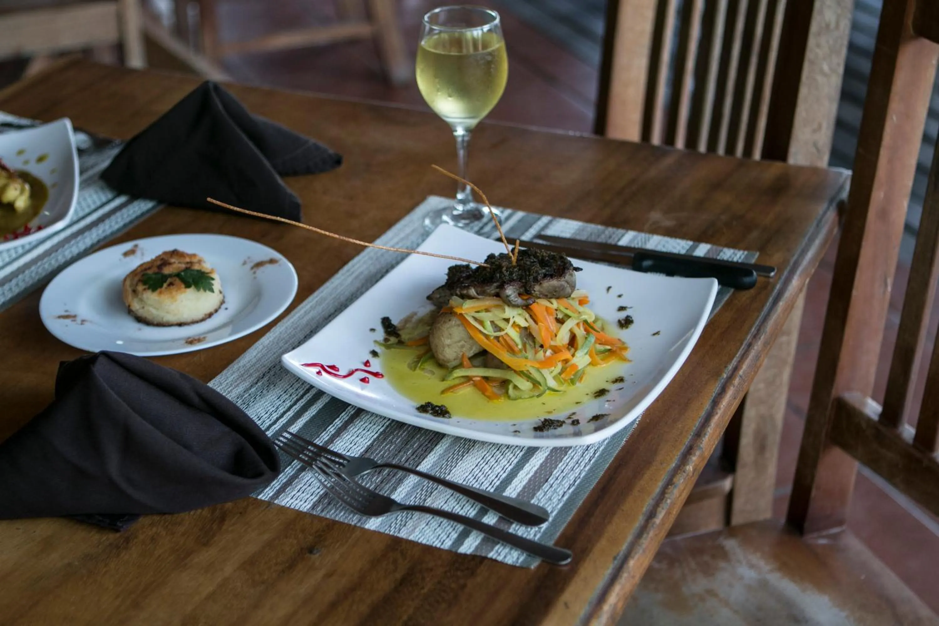 Food close-up in Cañon de la Vieja Lodge