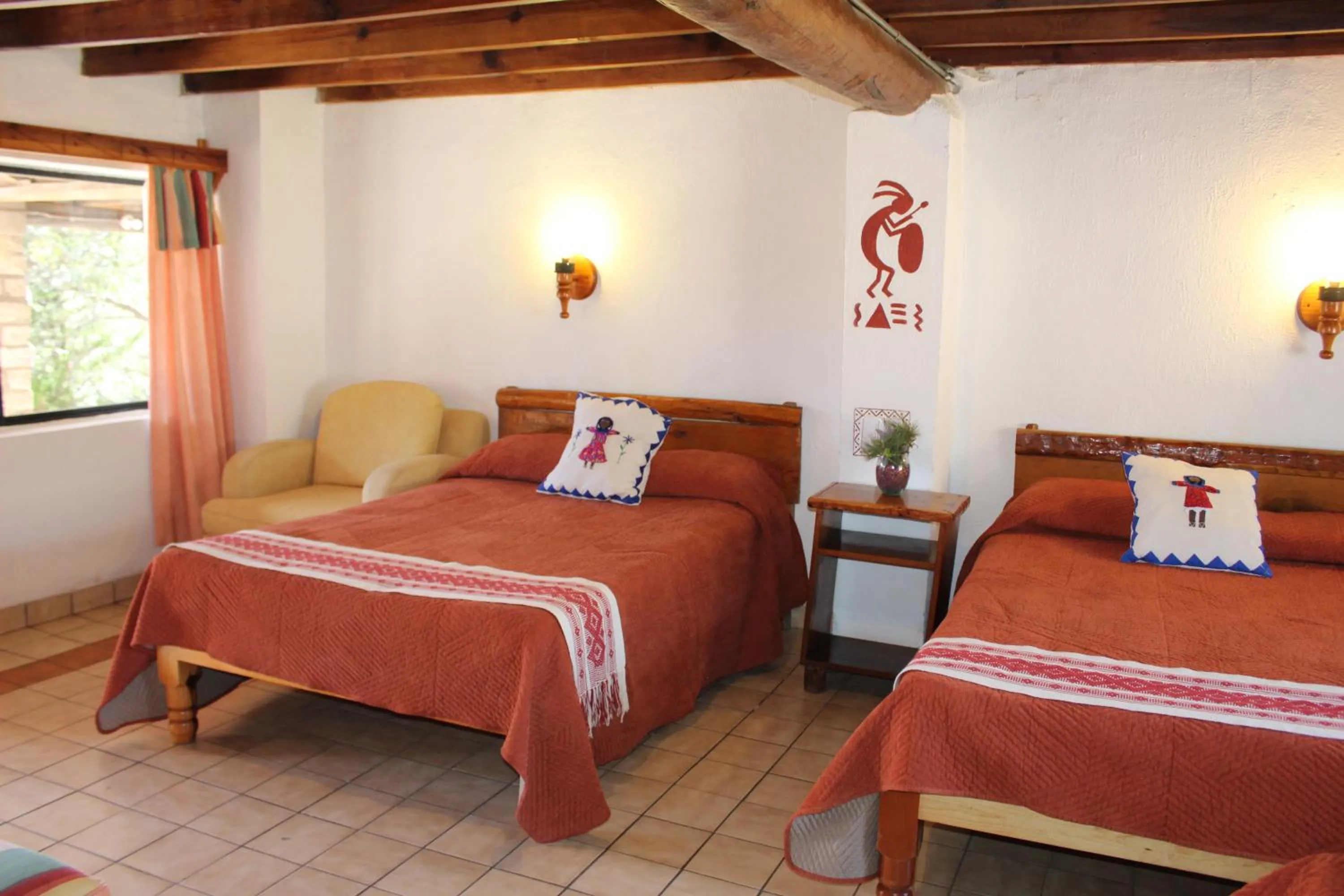 Bed in Hotel Divisadero Barrancas