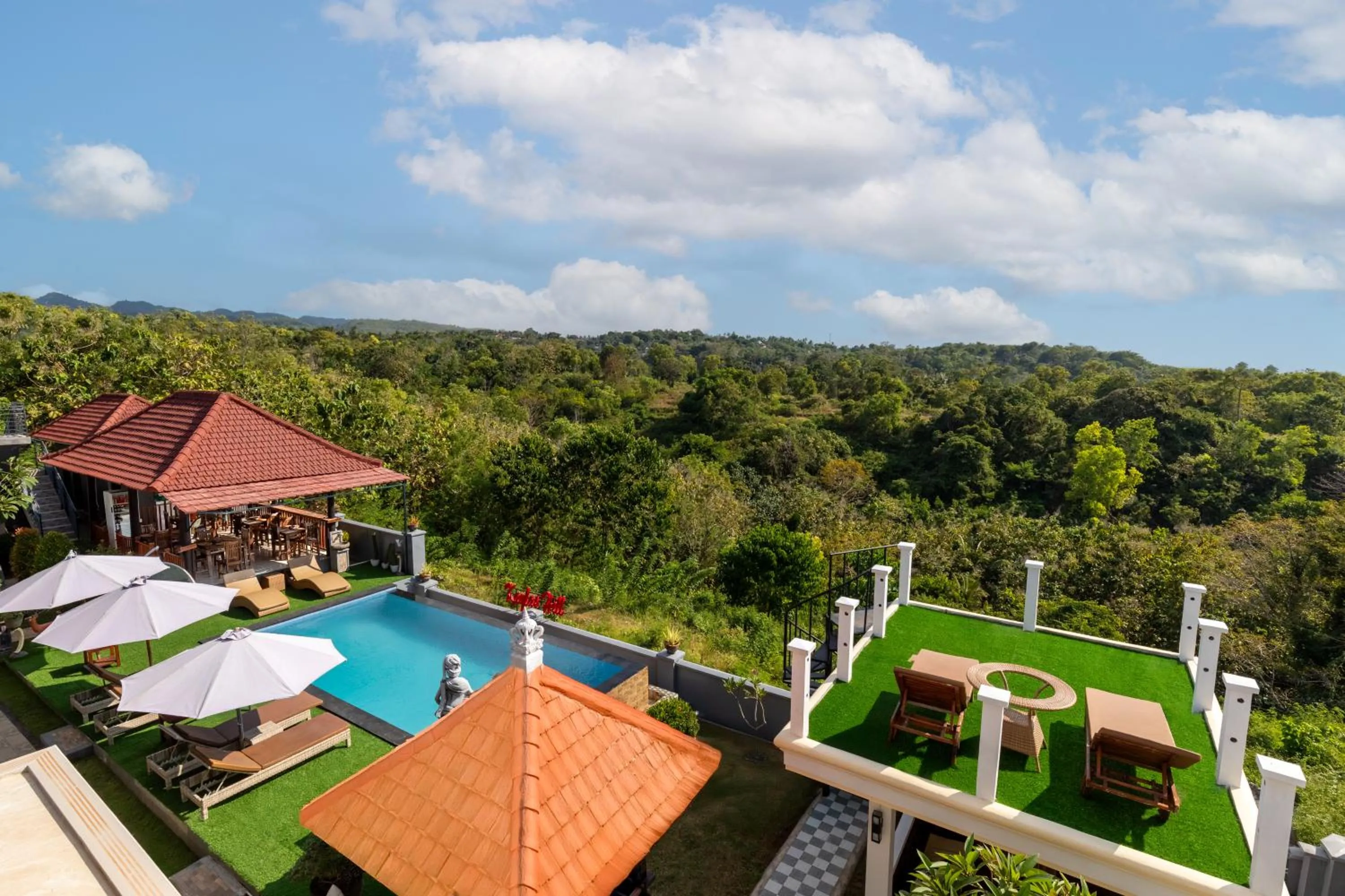 Bird's eye view in Kaylas Hill Resort