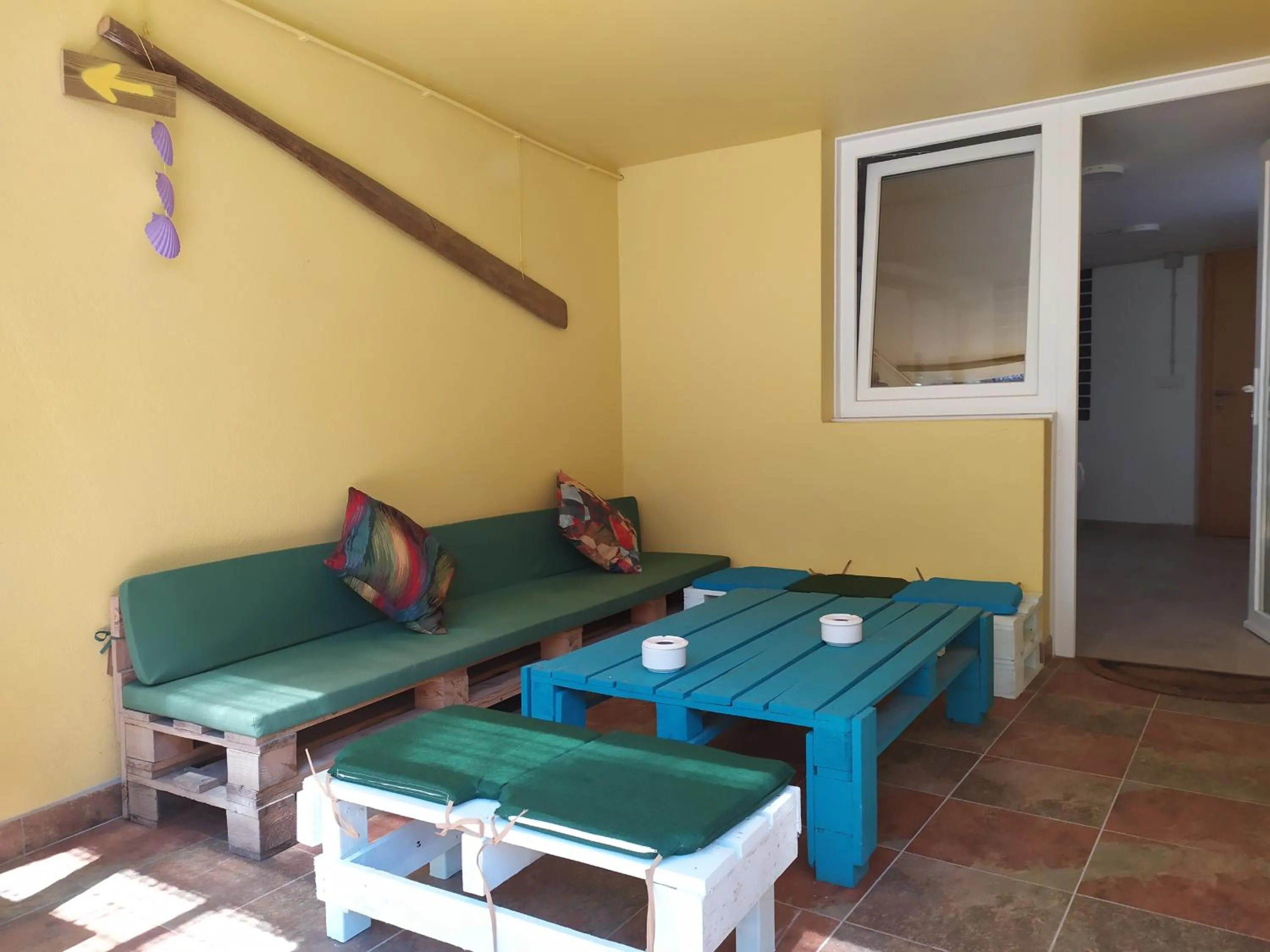 Garden in Albergue O Peirao