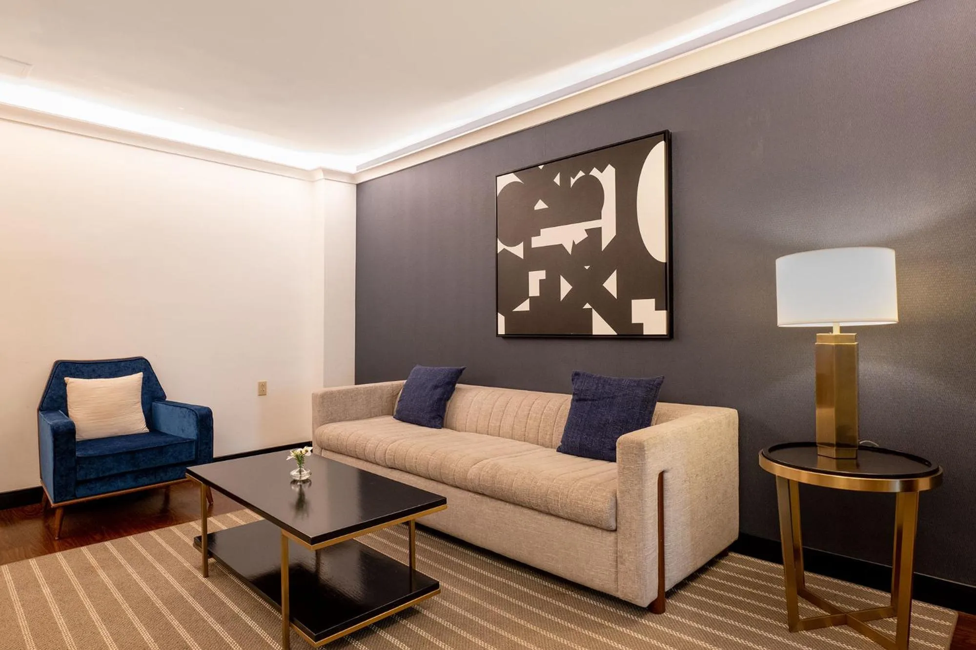 Seating area in Eurostars St Gregory Dupont Circle Georgetown