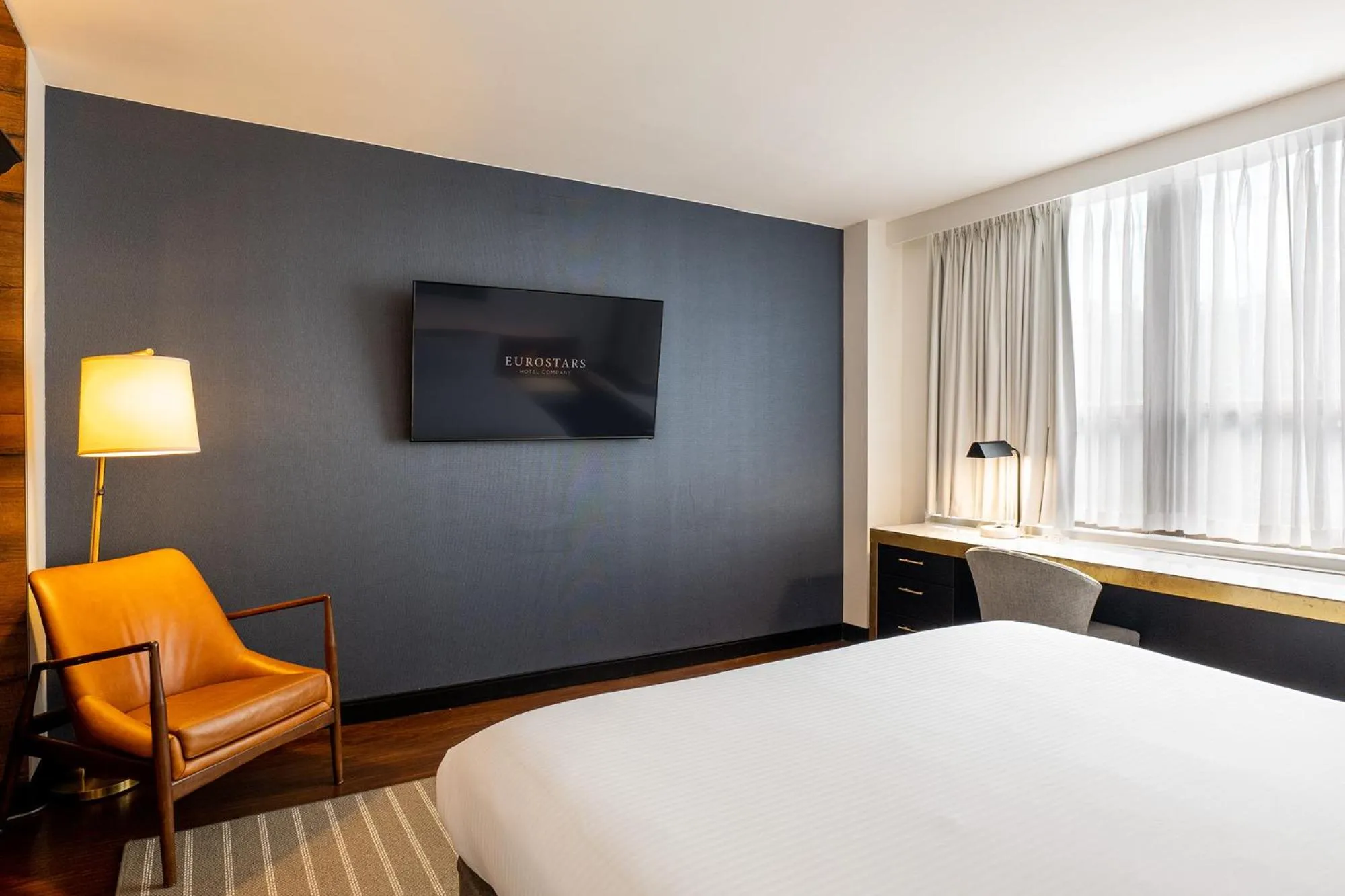 Bedroom, Bed in Eurostars St Gregory Dupont Circle Georgetown