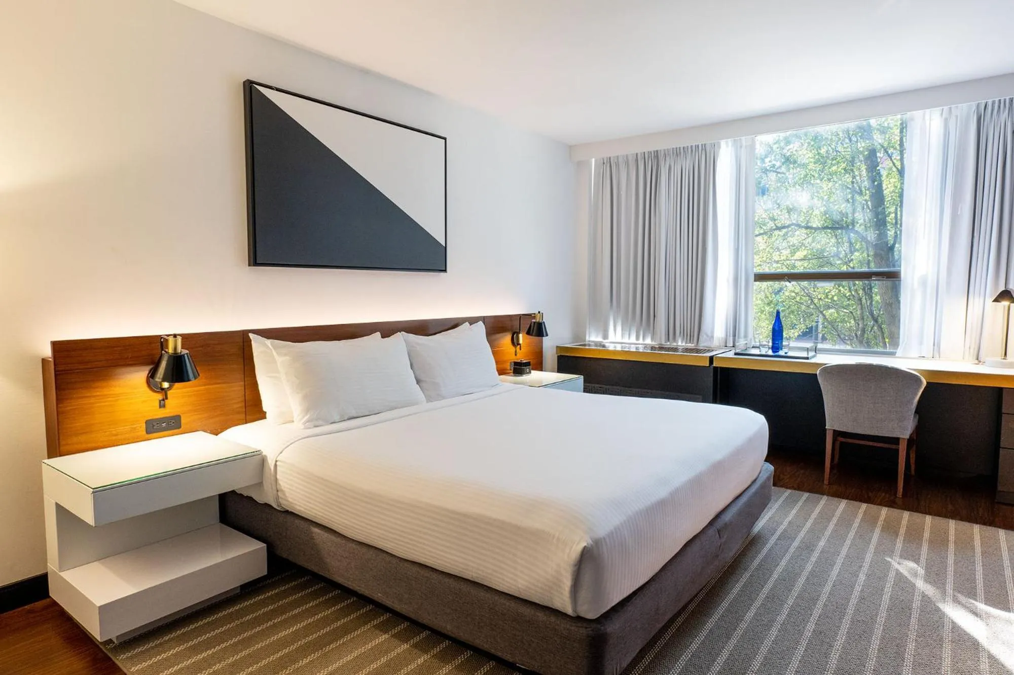 Bedroom, Bed in Eurostars St Gregory Dupont Circle Georgetown