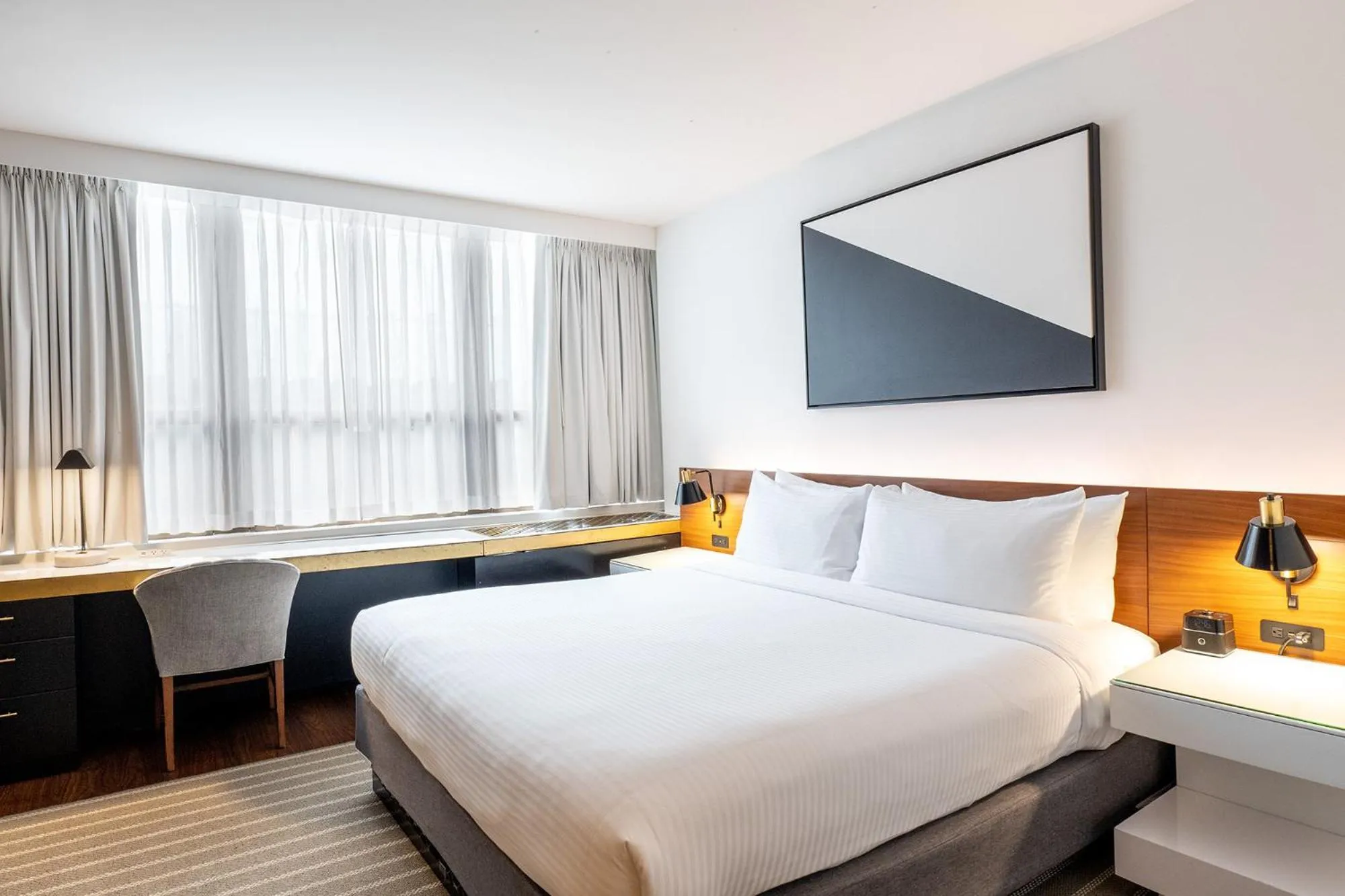 Bed in Eurostars St Gregory Dupont Circle Georgetown