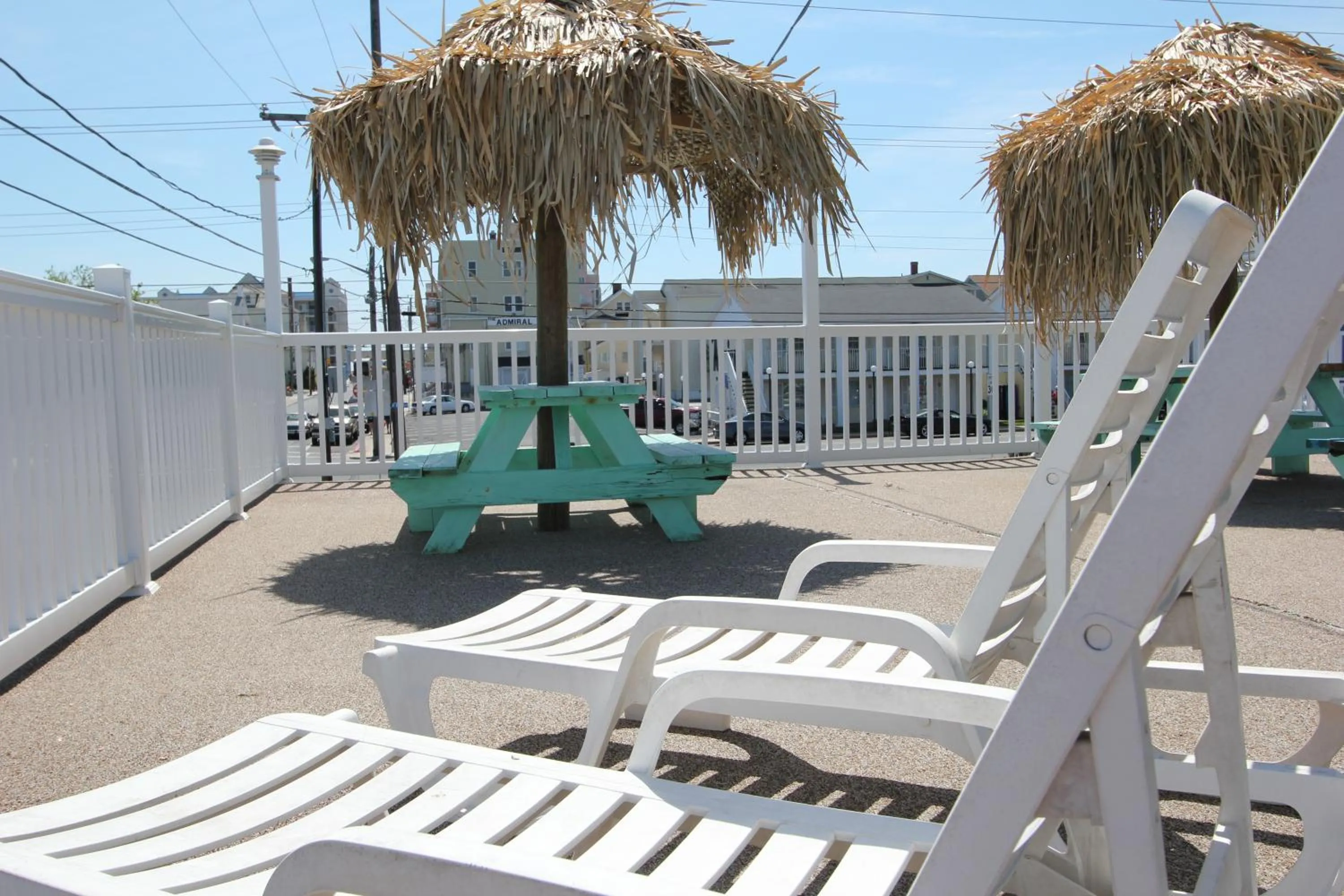 Patio in Blue Wave Inn - Ocean City