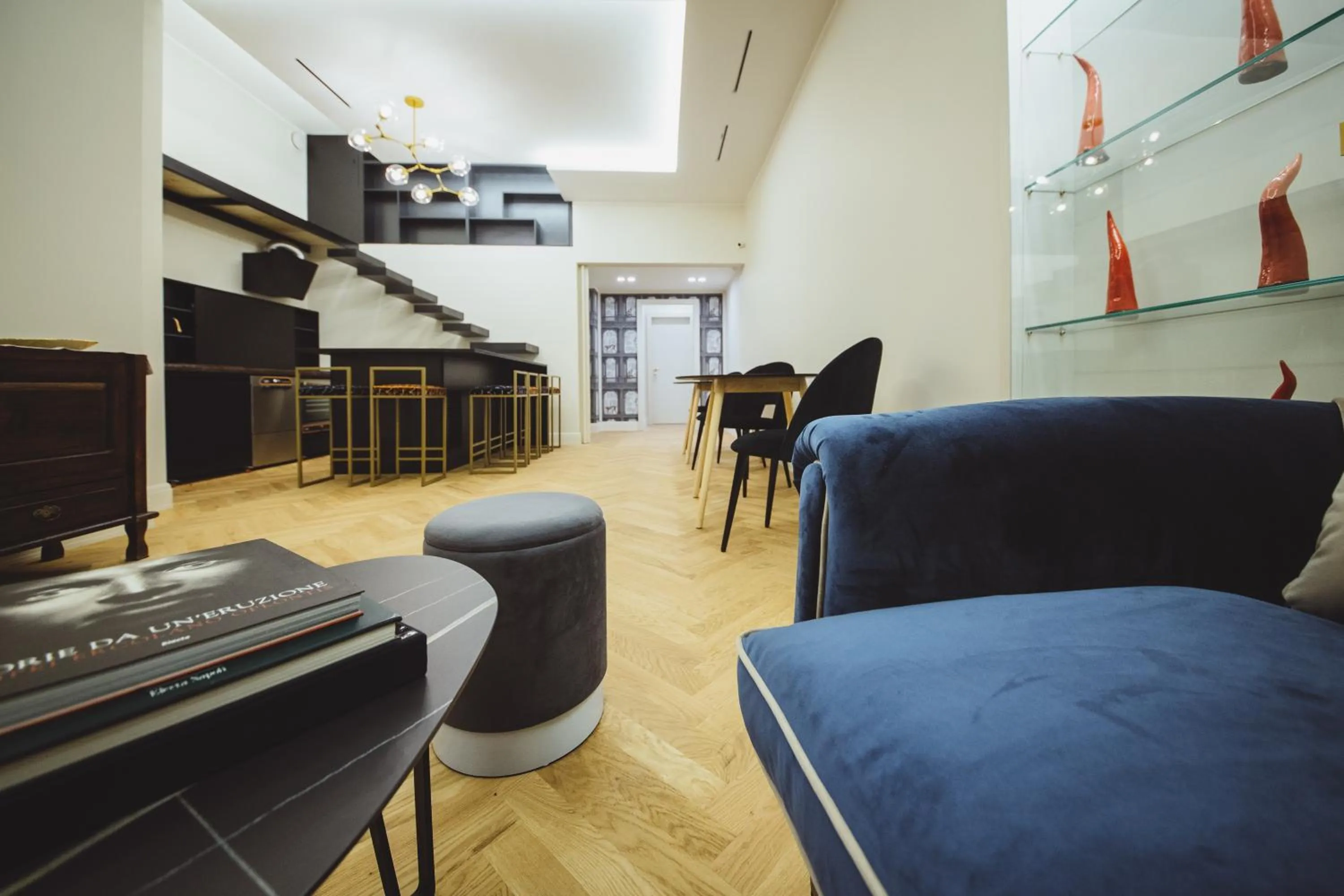 Living room in Casa Vittoria Napoli - Santa Lucia