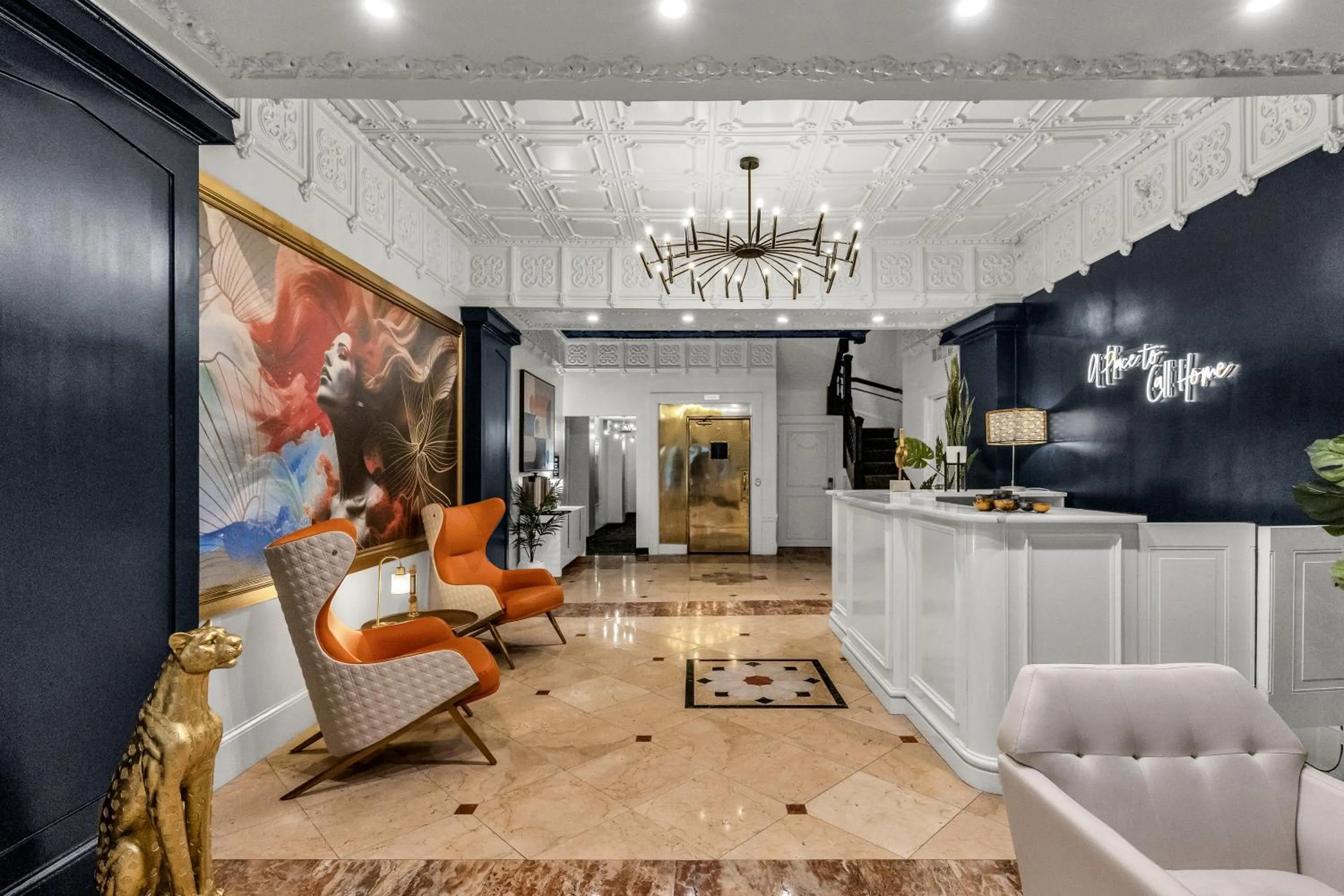 Lobby or reception in Nob Hill Hotel