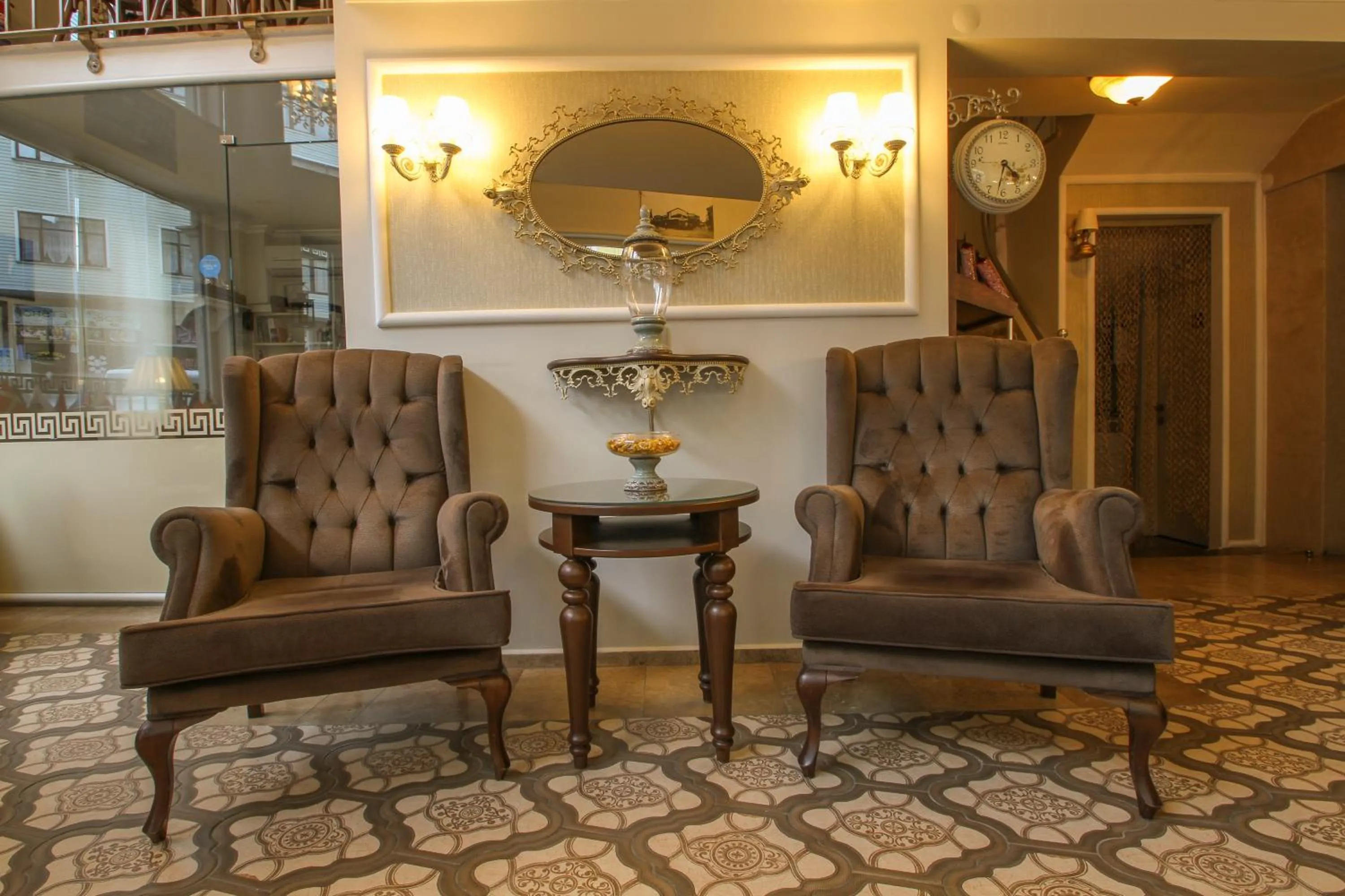 Decorative detail in Biga Palas Hotel