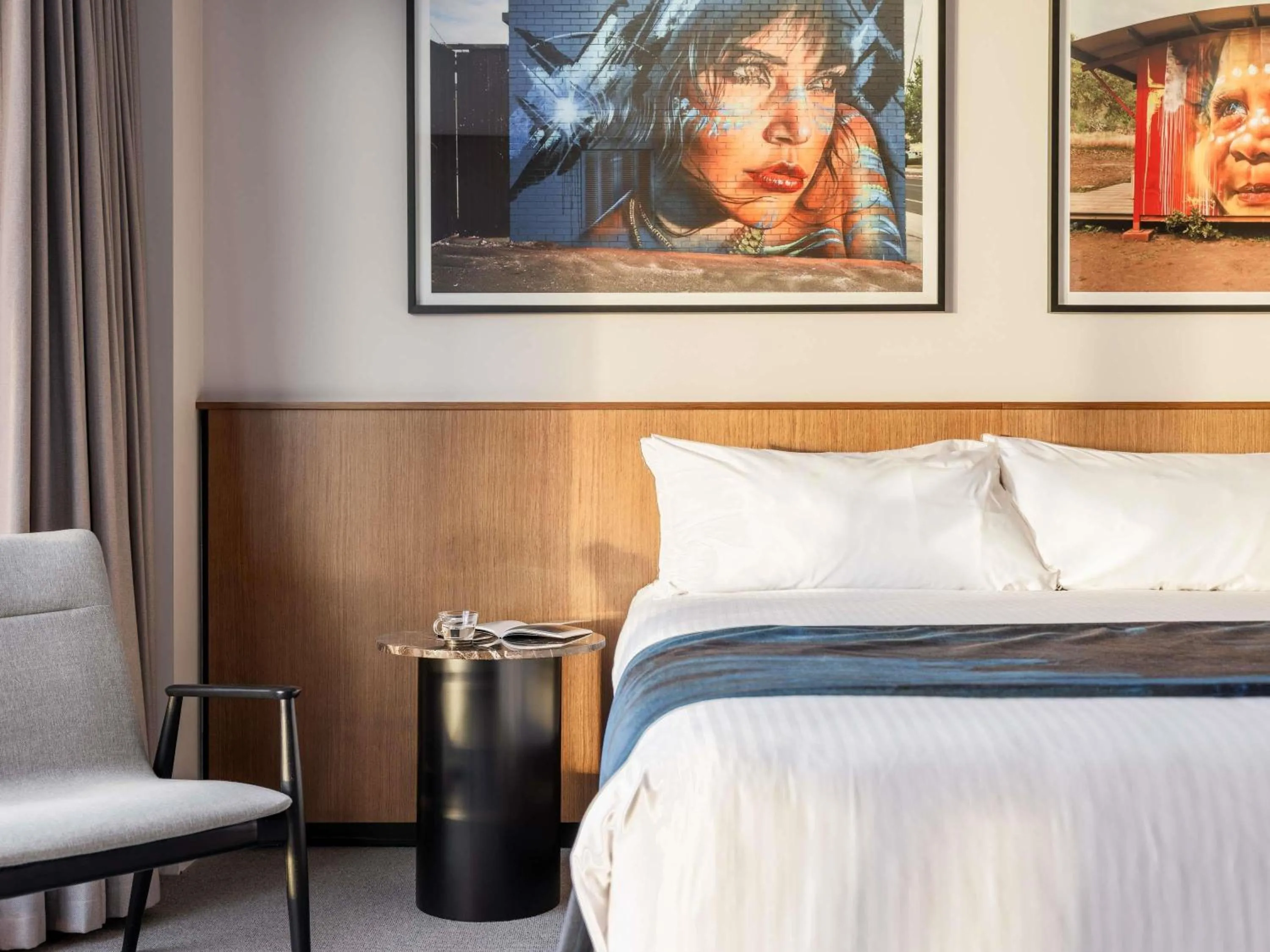Bedroom, Bed in The Adnate Perth - Art Series