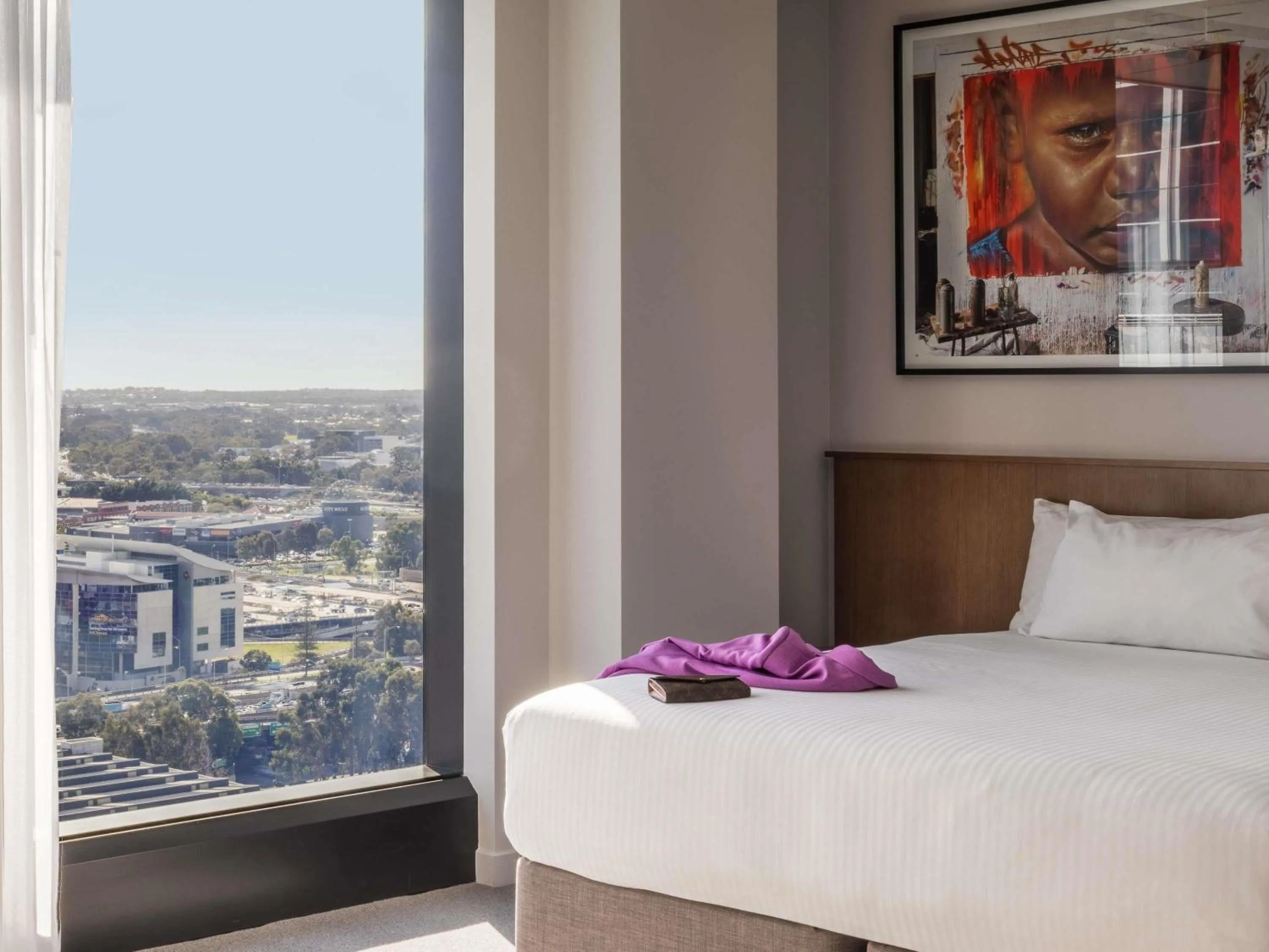 Bedroom, Bed in The Adnate Perth - Art Series