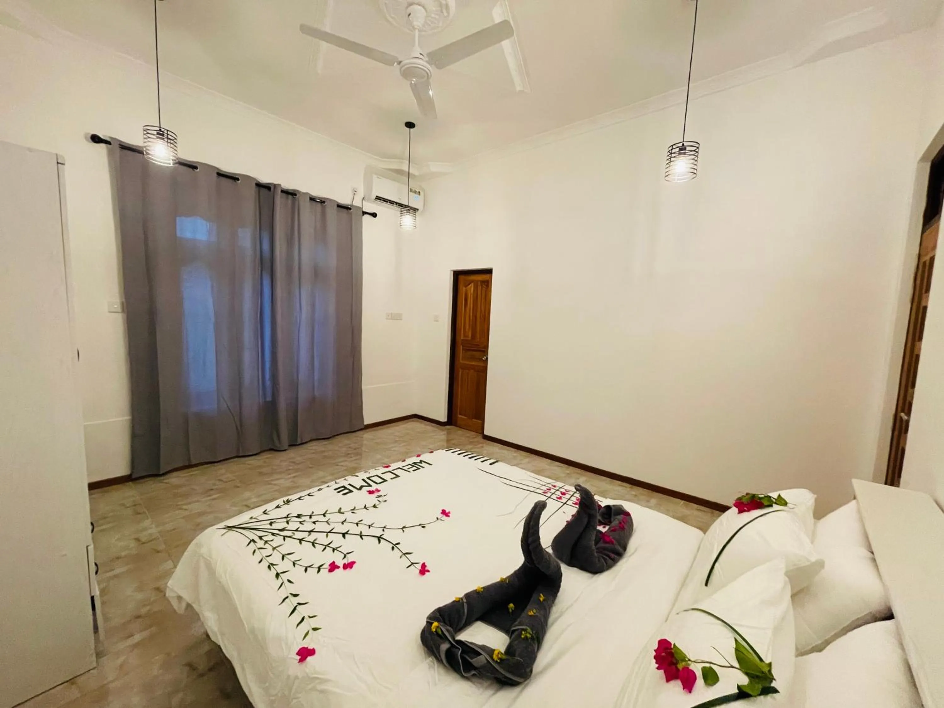 Bed in White Tern Maldives