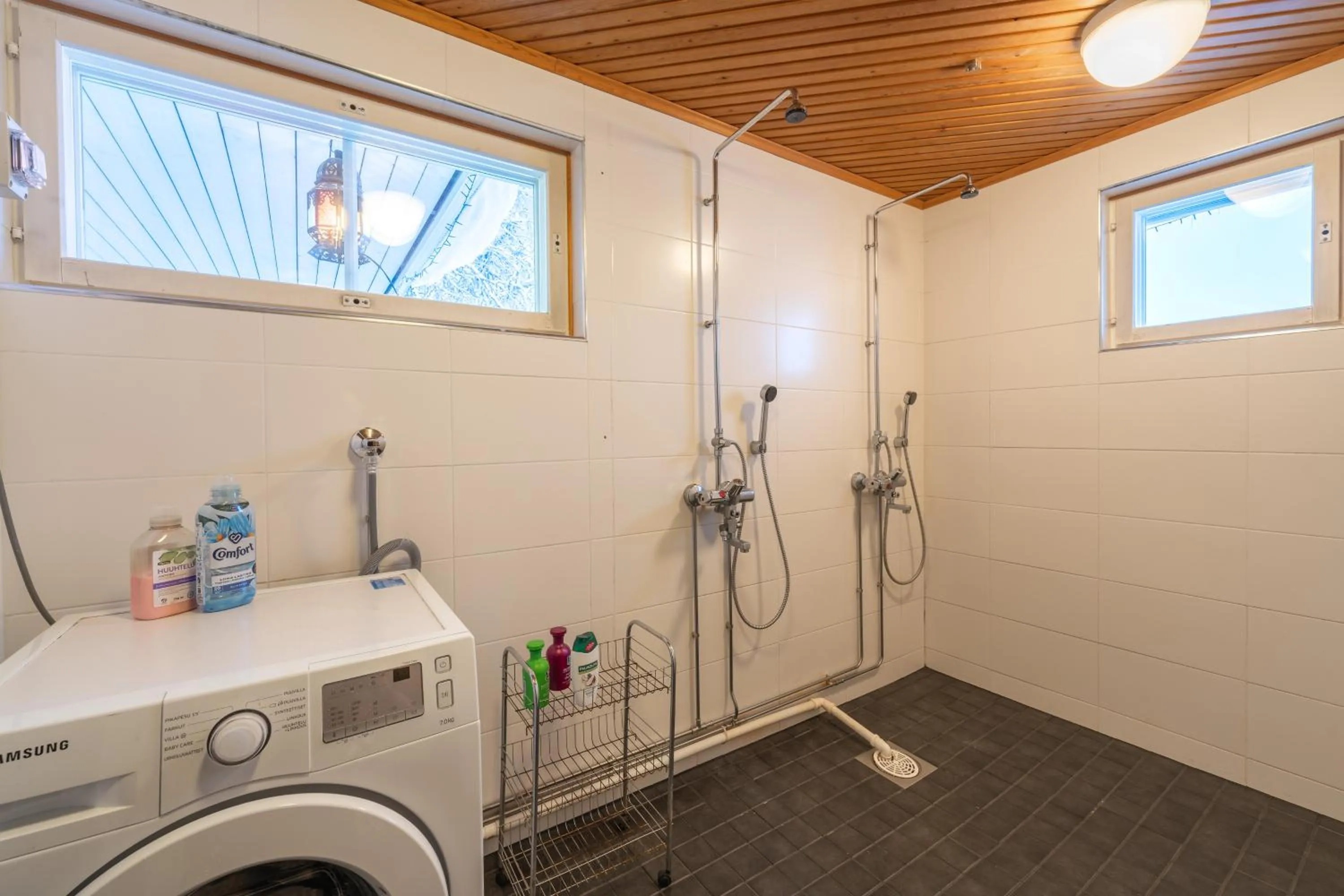 Sauna in Kuukkeli Apartments