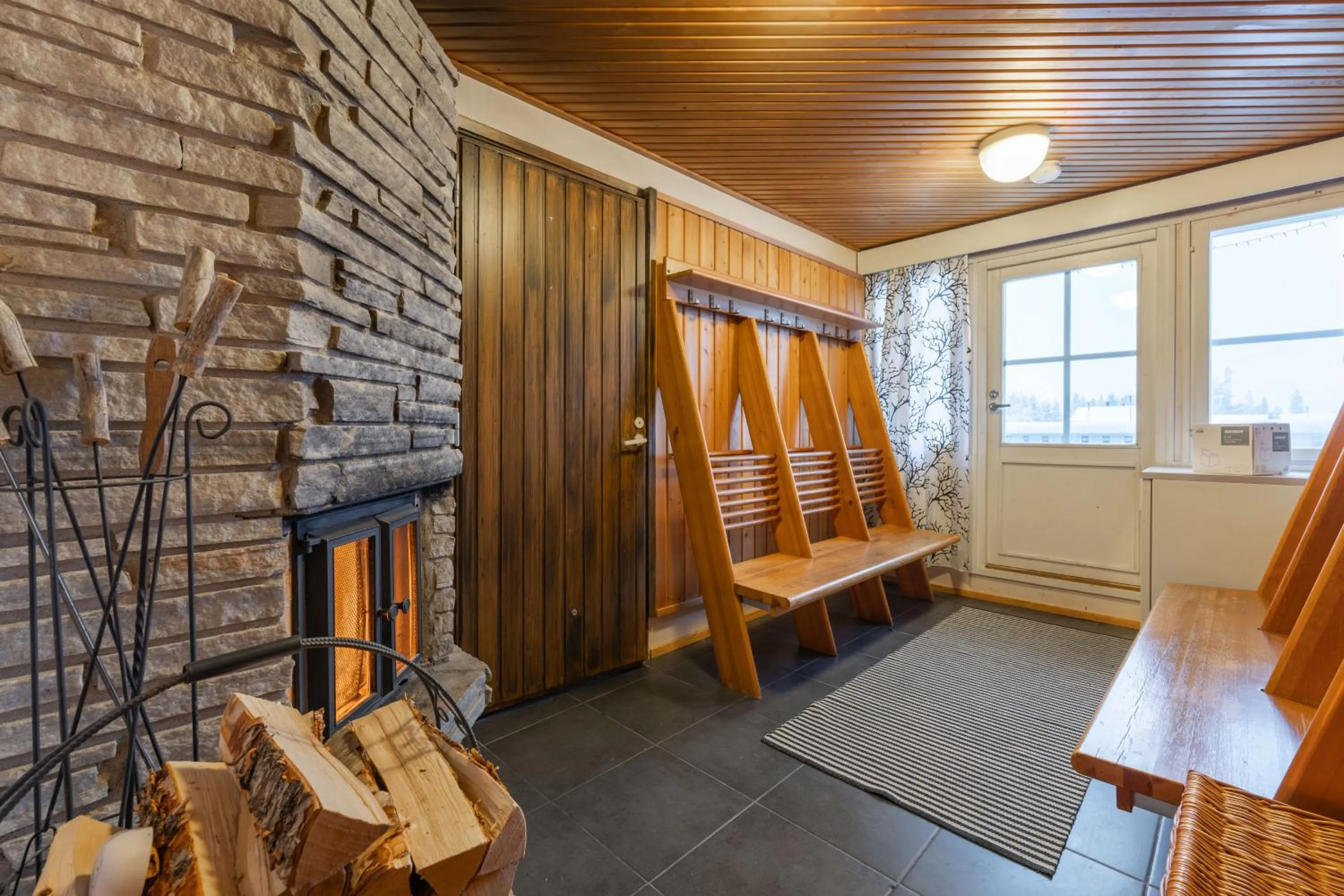 Sauna in Kuukkeli Apartments