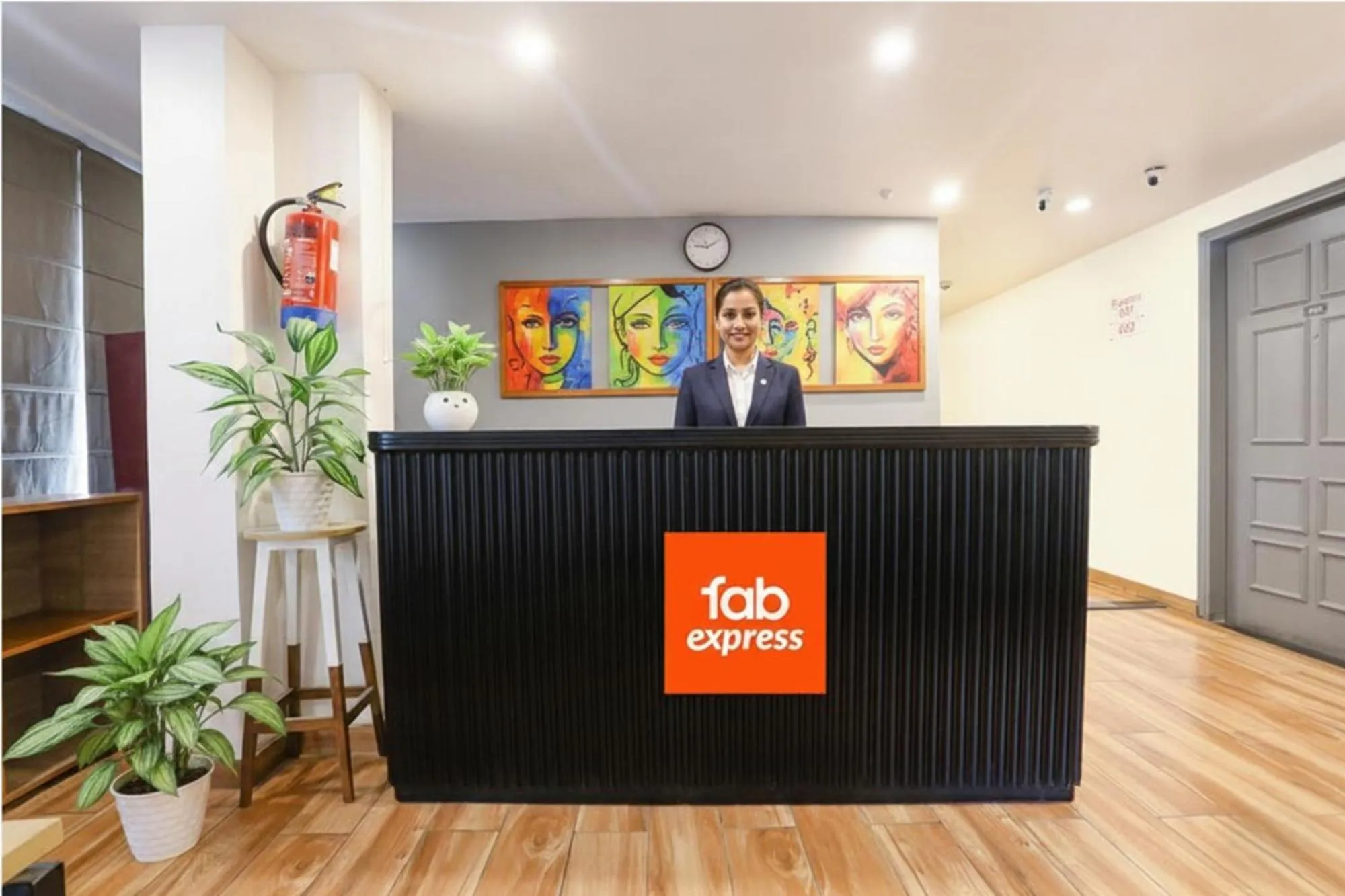 Lobby or reception in FabExpress PP Residency