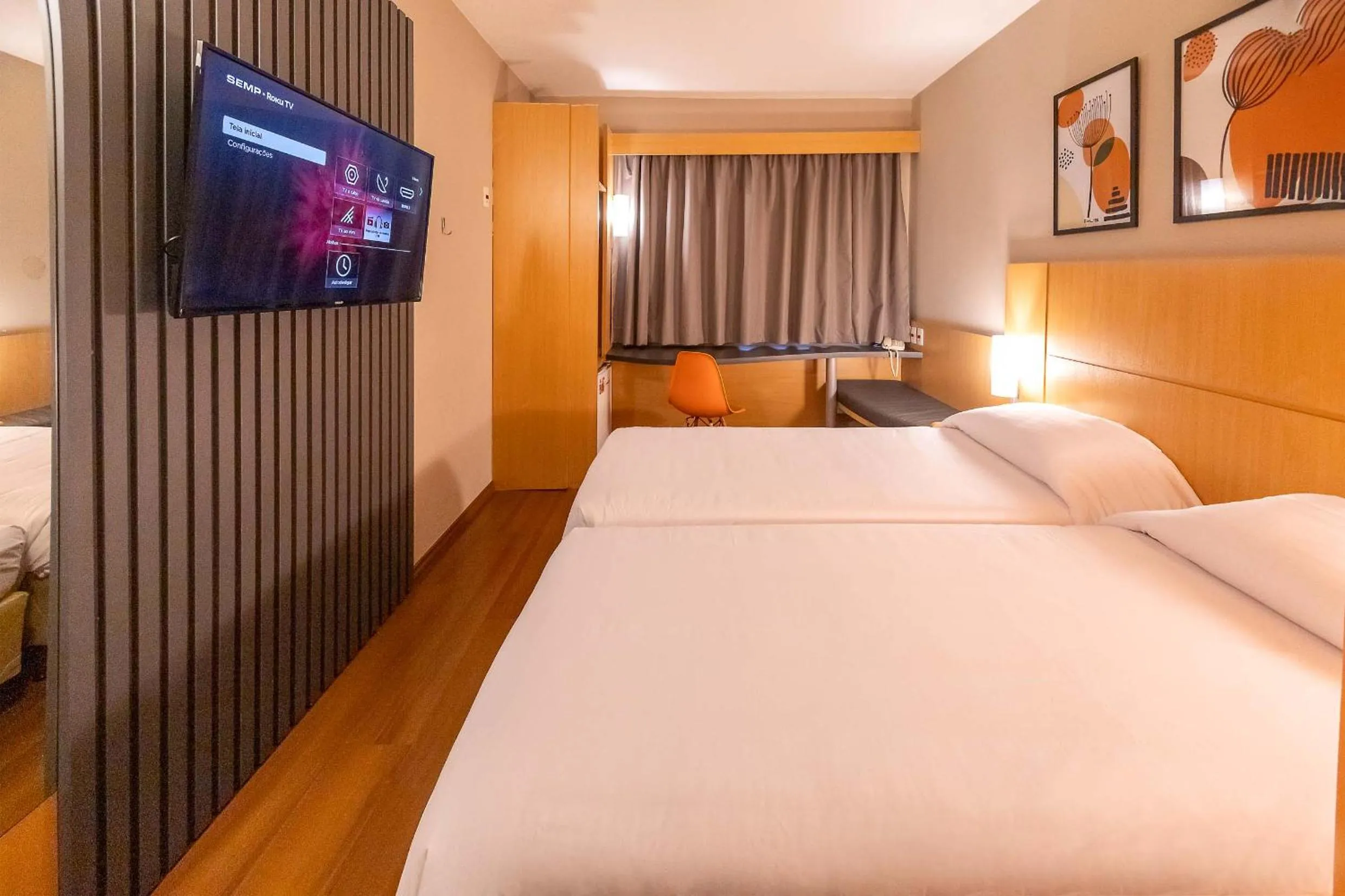 Bed in HUS HOTEL Dourados