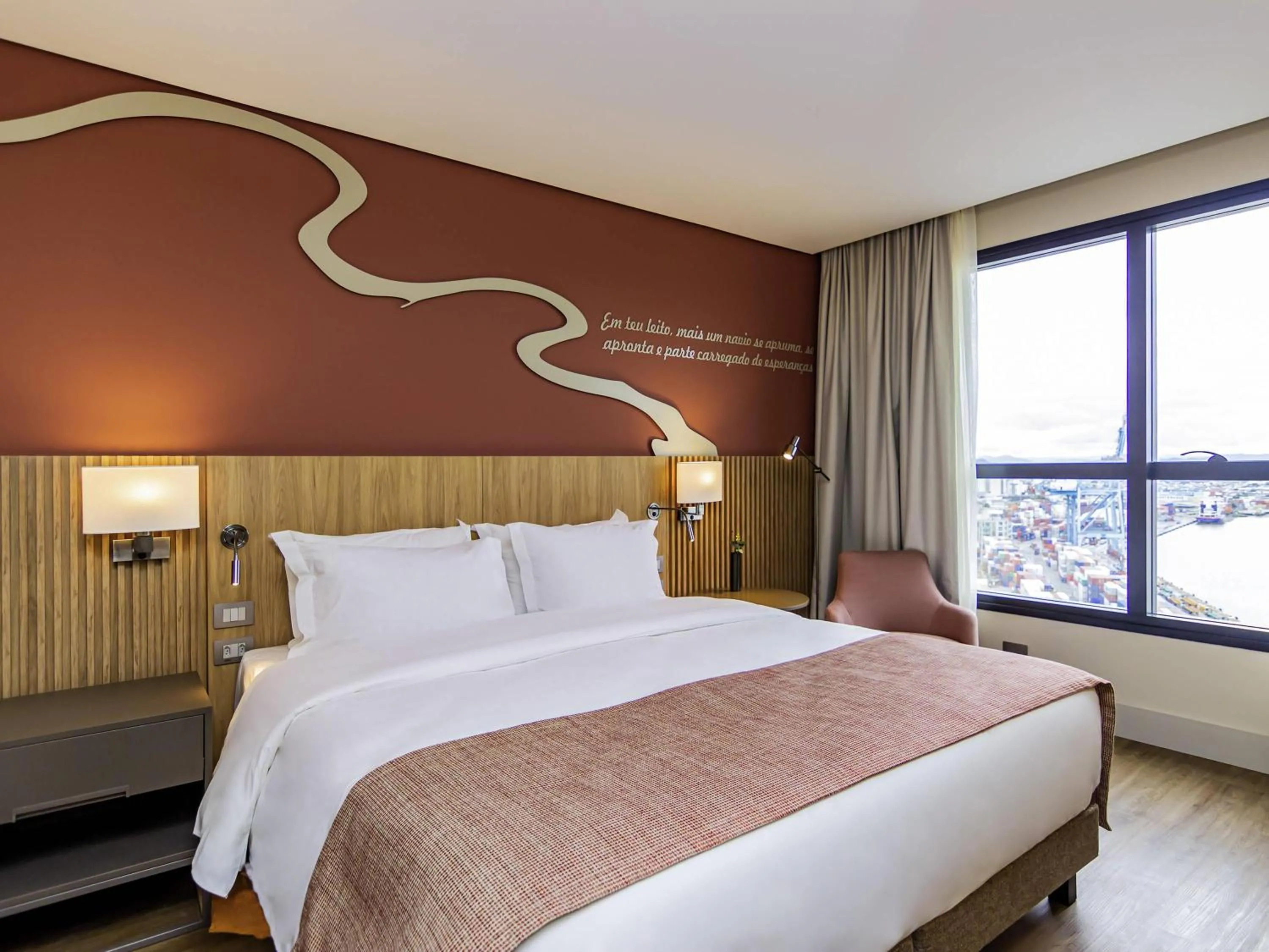 Bedroom, Bed in Mercure Itajai Navegantes