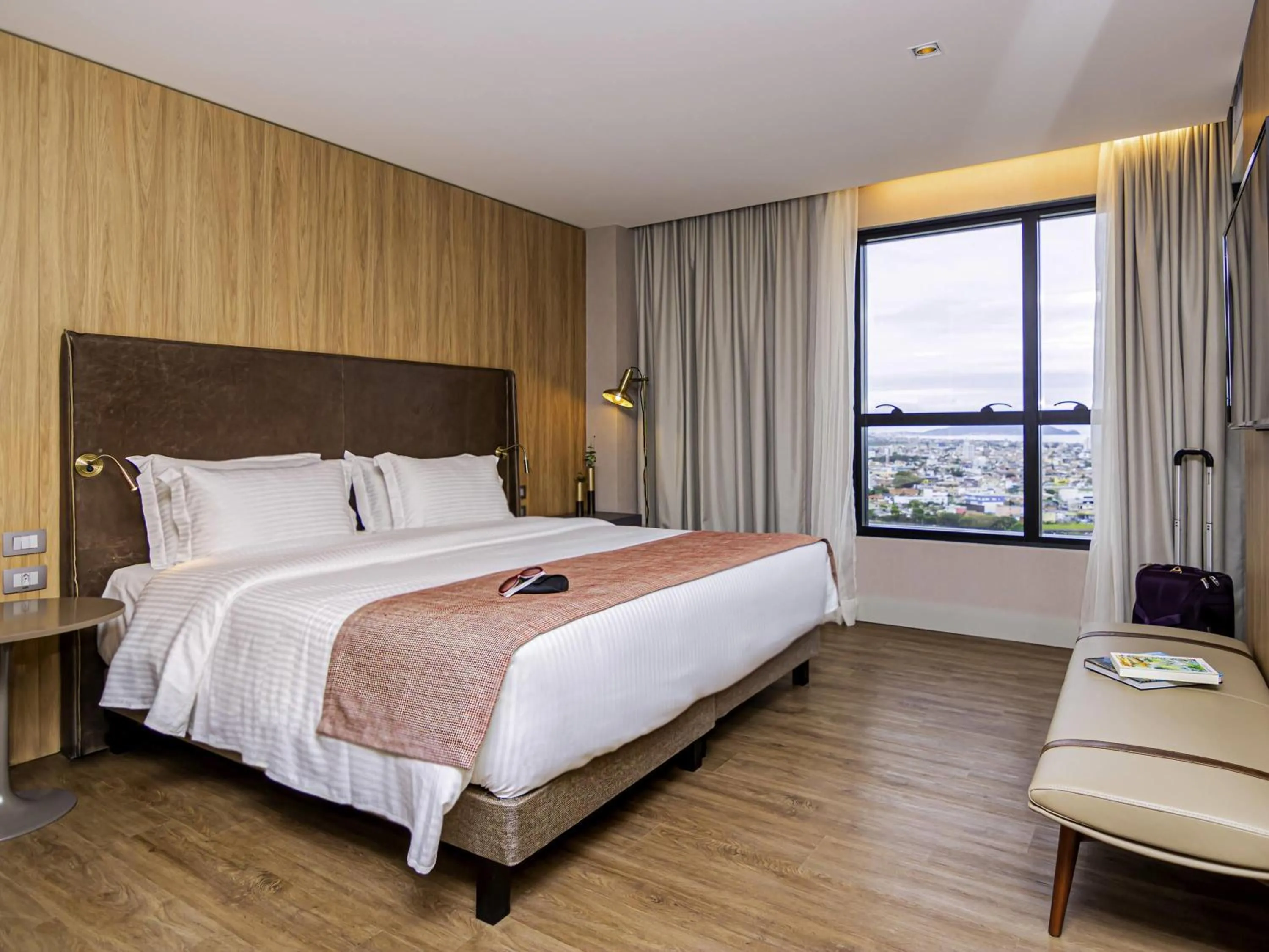 Bedroom, Bed in Mercure Itajai Navegantes