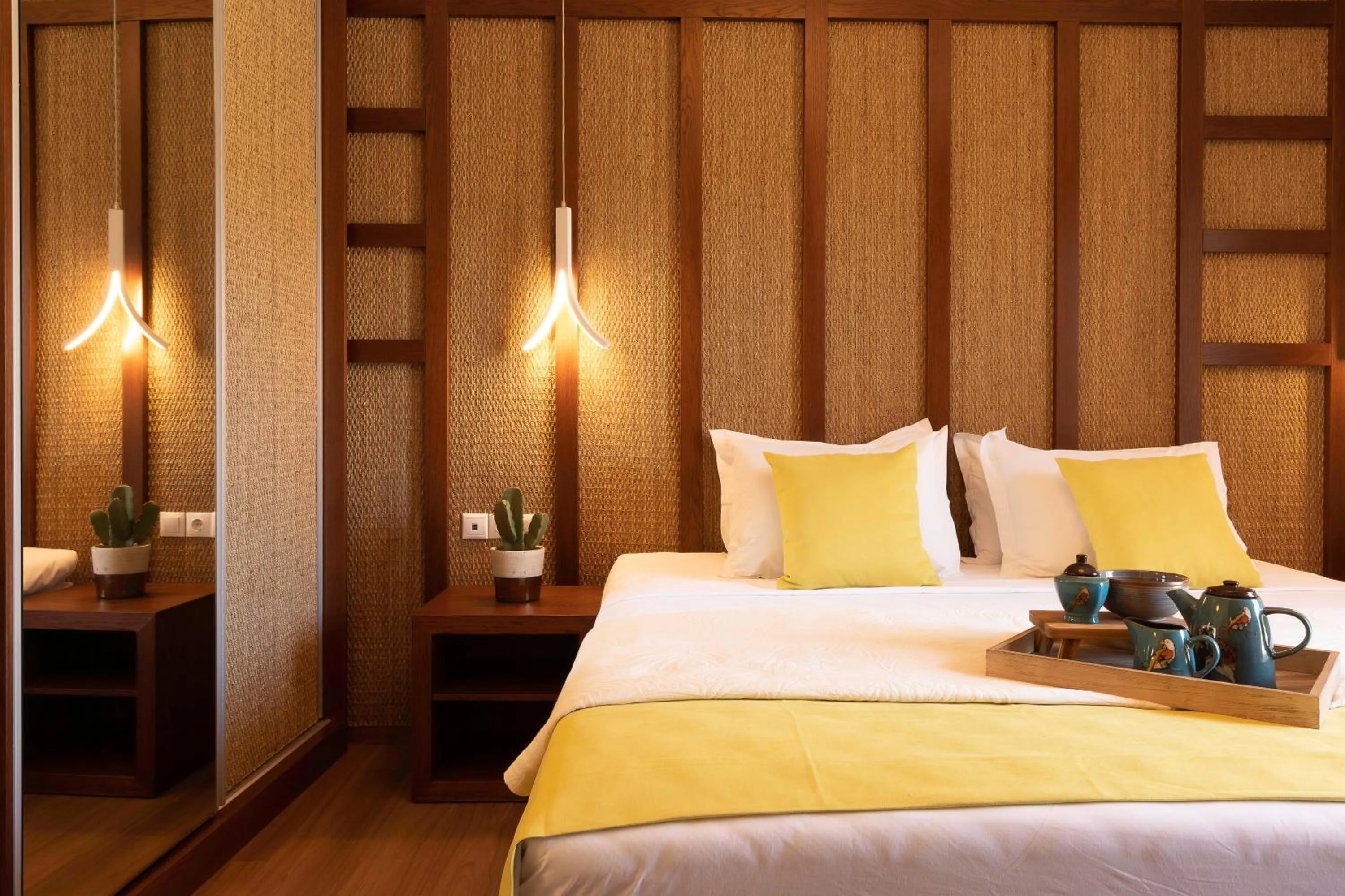 Bedroom, Bed in Skiathos Avaton Hotel, Philian Hotels & Resorts