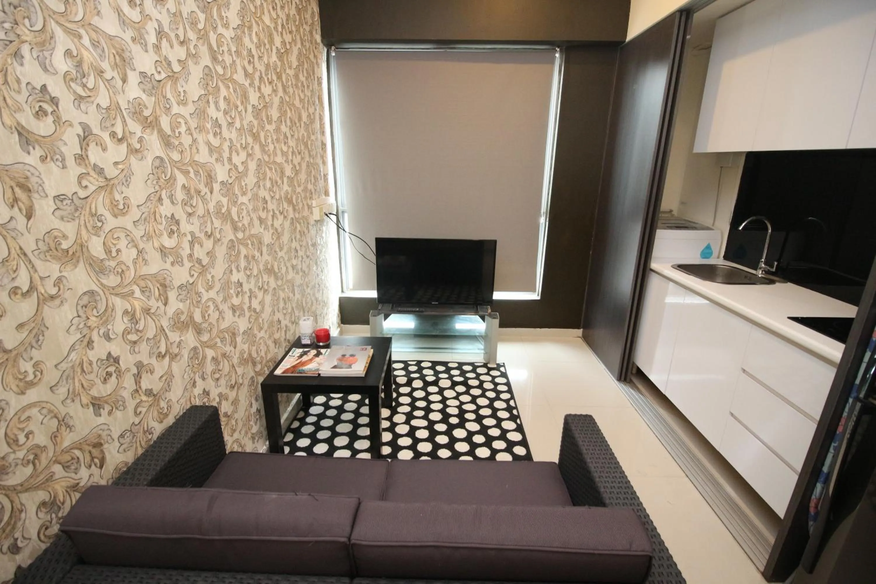 Living room in JJH Serviced Apartments near Serangoon MRT