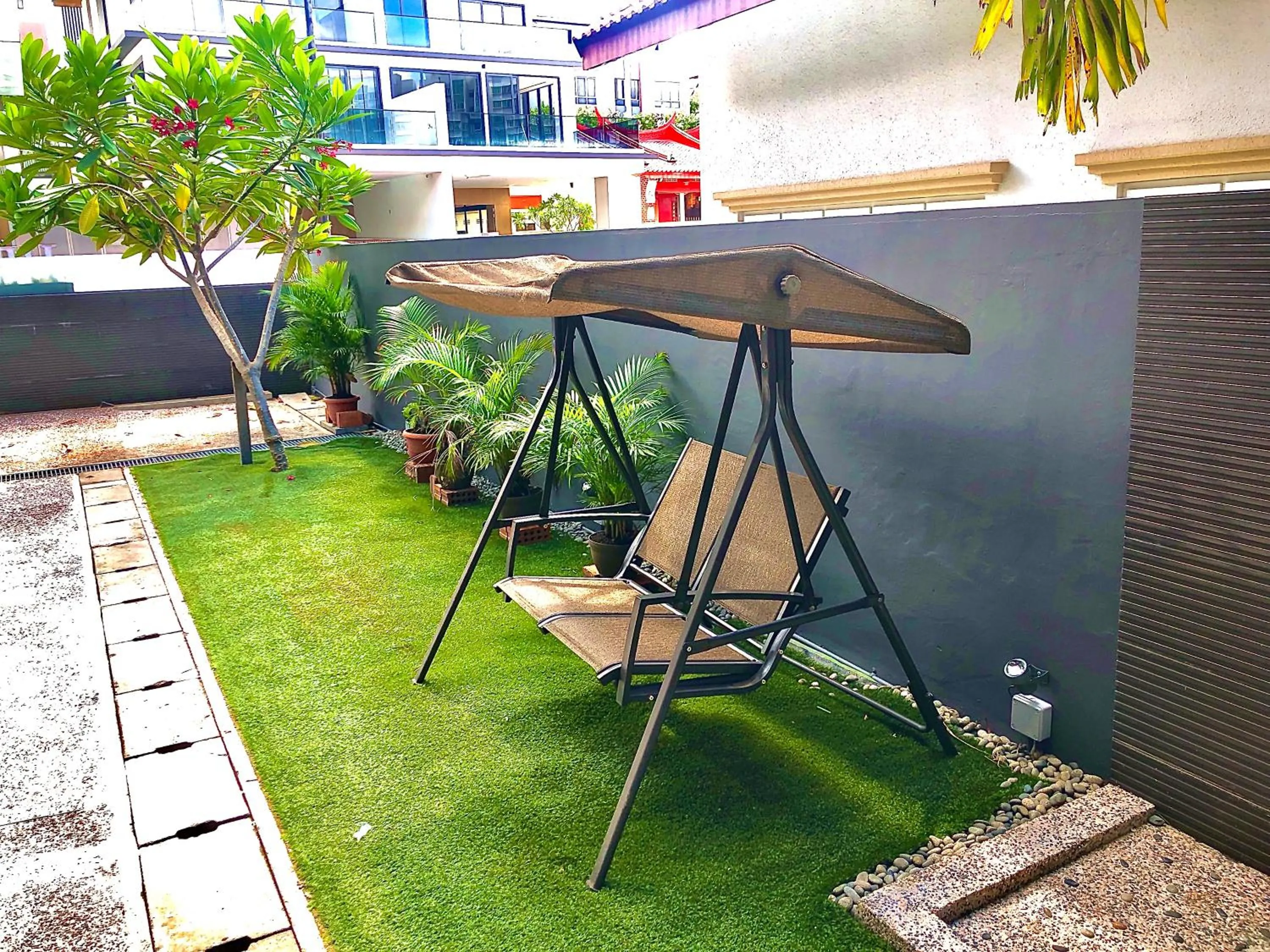 Garden in JJH Serviced Apartments near Serangoon MRT