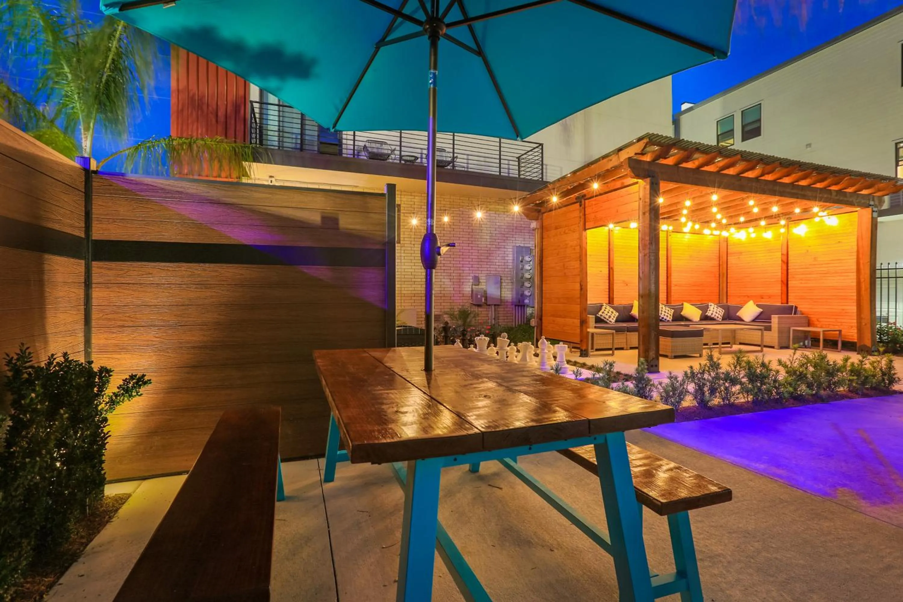 Seating area in Bienville Villas: Brand New 4BR