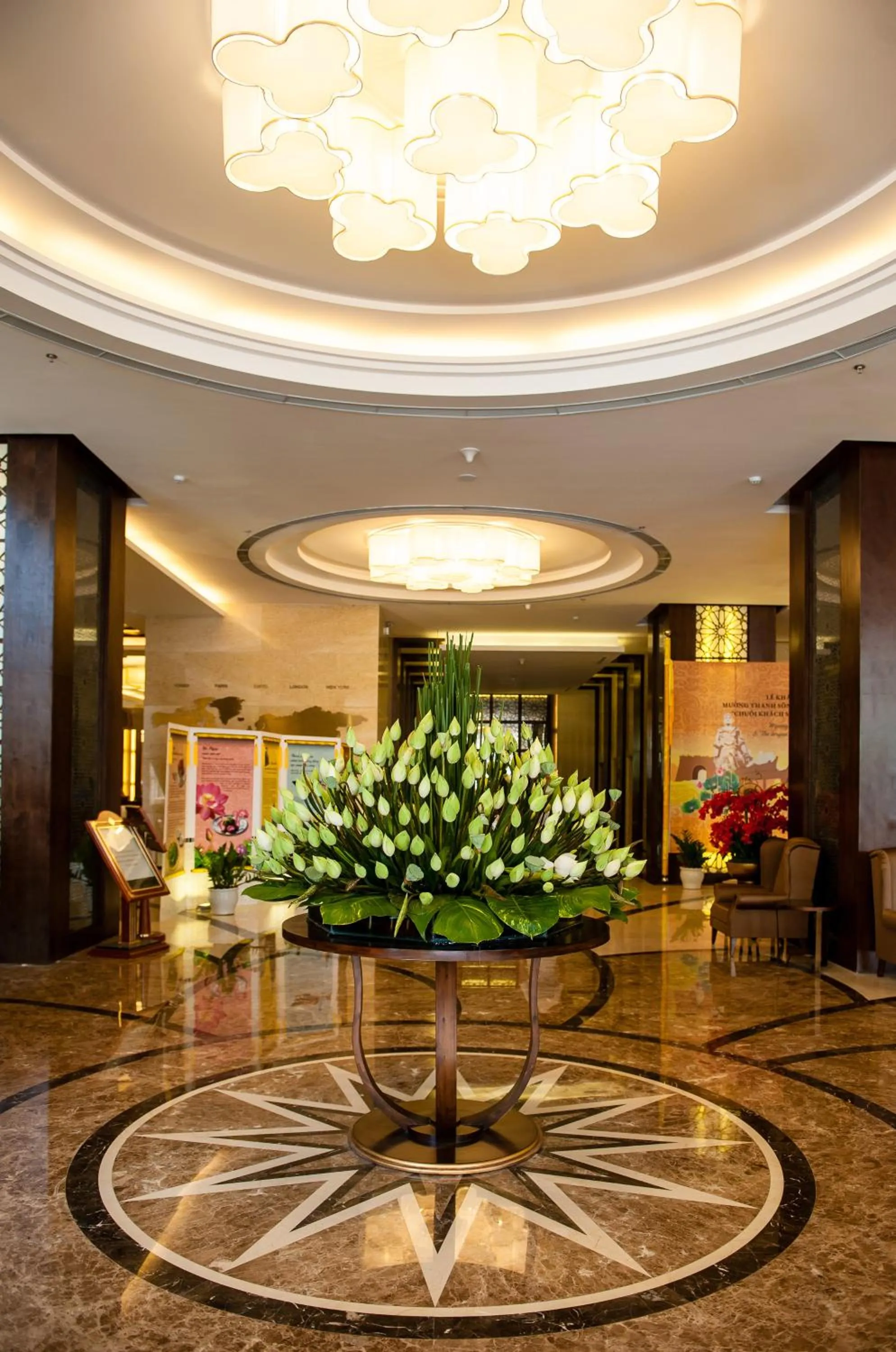 Decorative detail in Muong Thanh Luxury Song Lam Hotel