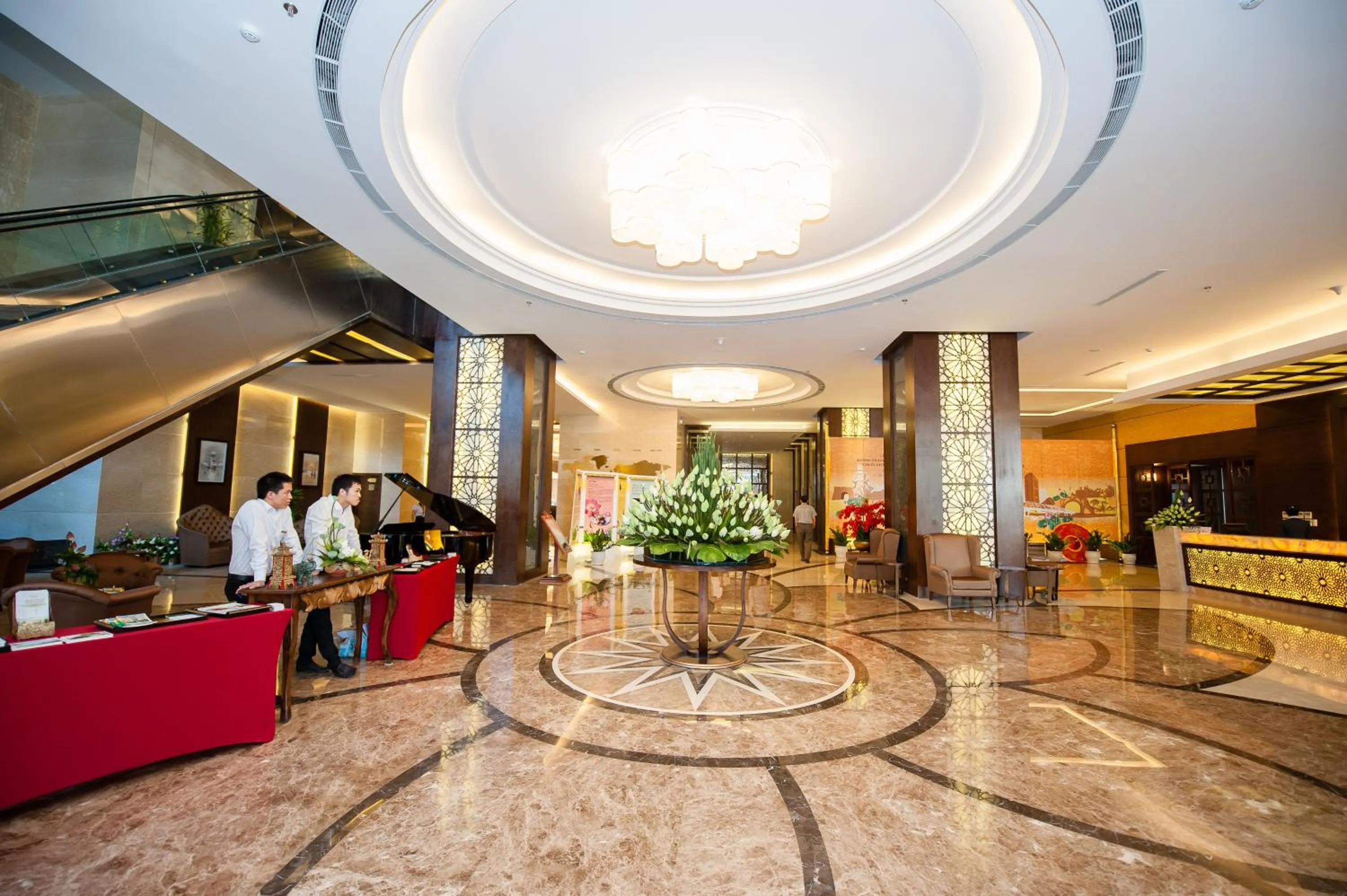 Decorative detail in Muong Thanh Luxury Song Lam Hotel